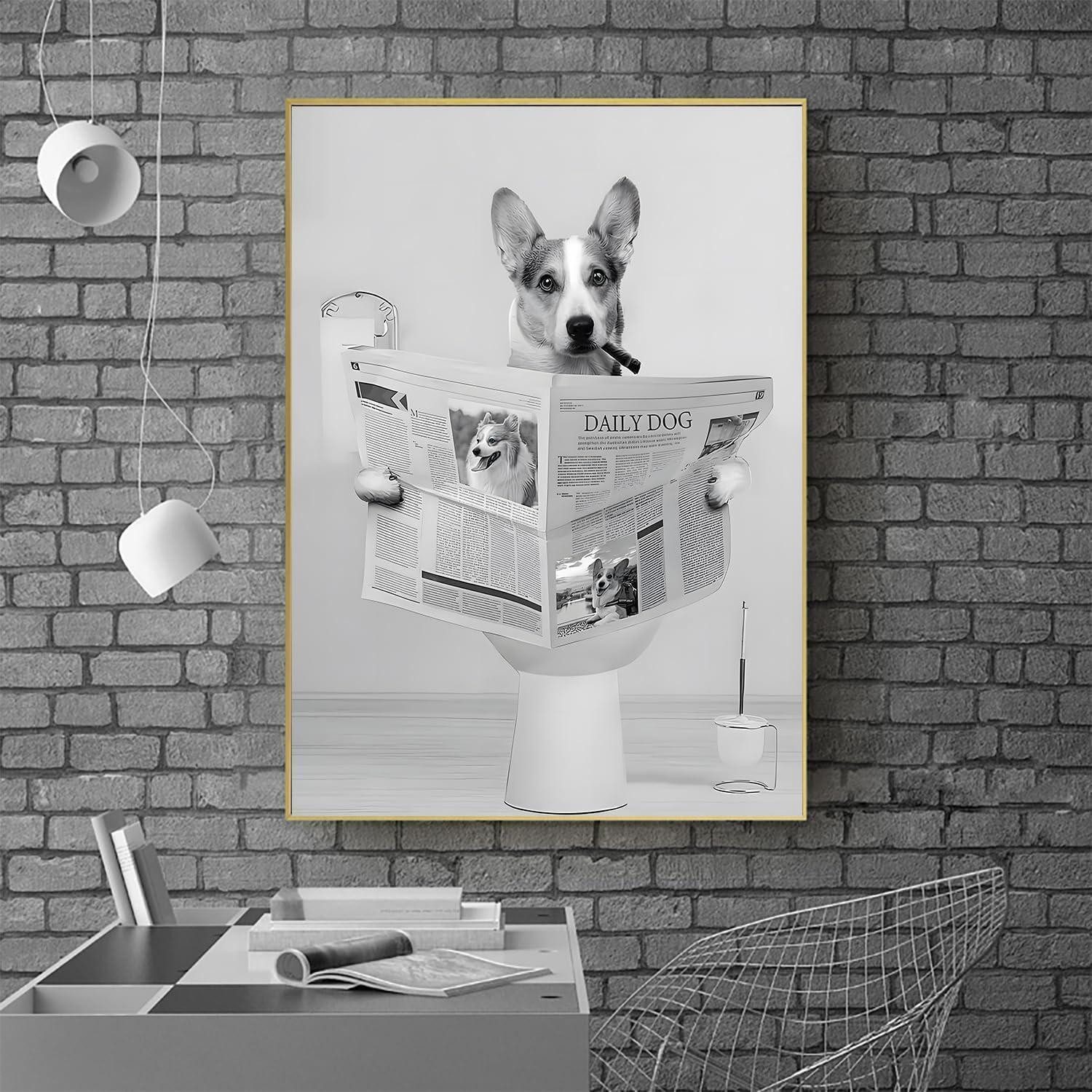 LuxusKollektion Leinwandbild Leinwandbild Hochlandrind schwarz weiß 30x40cm XJG 30L x 40B cm