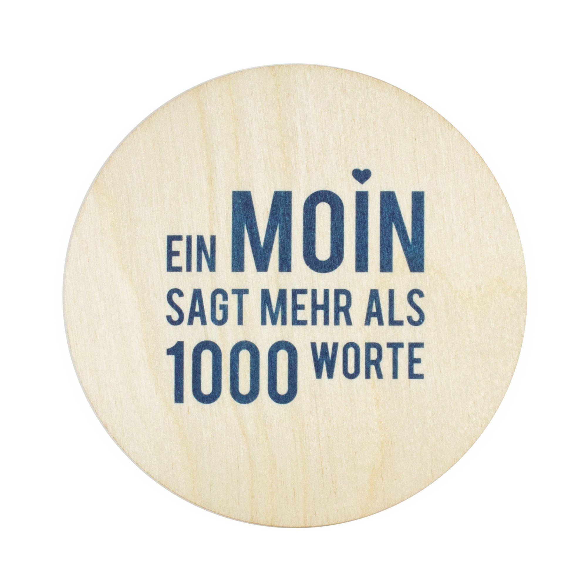 Glasuntersetzer Untersetzer Ein Moin sagt mehr …