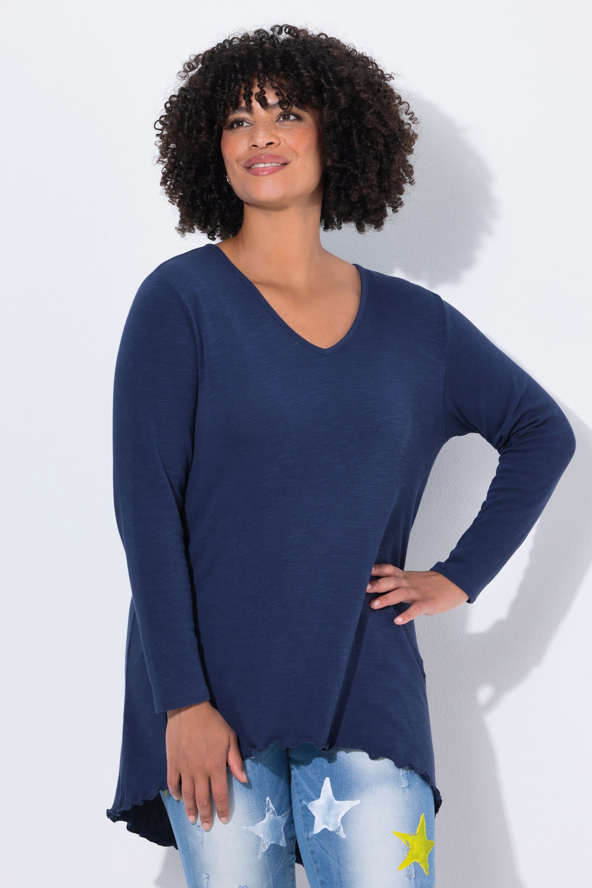 Angel of Style T-Shirt Strickshirt A-Linie günstig online kaufen