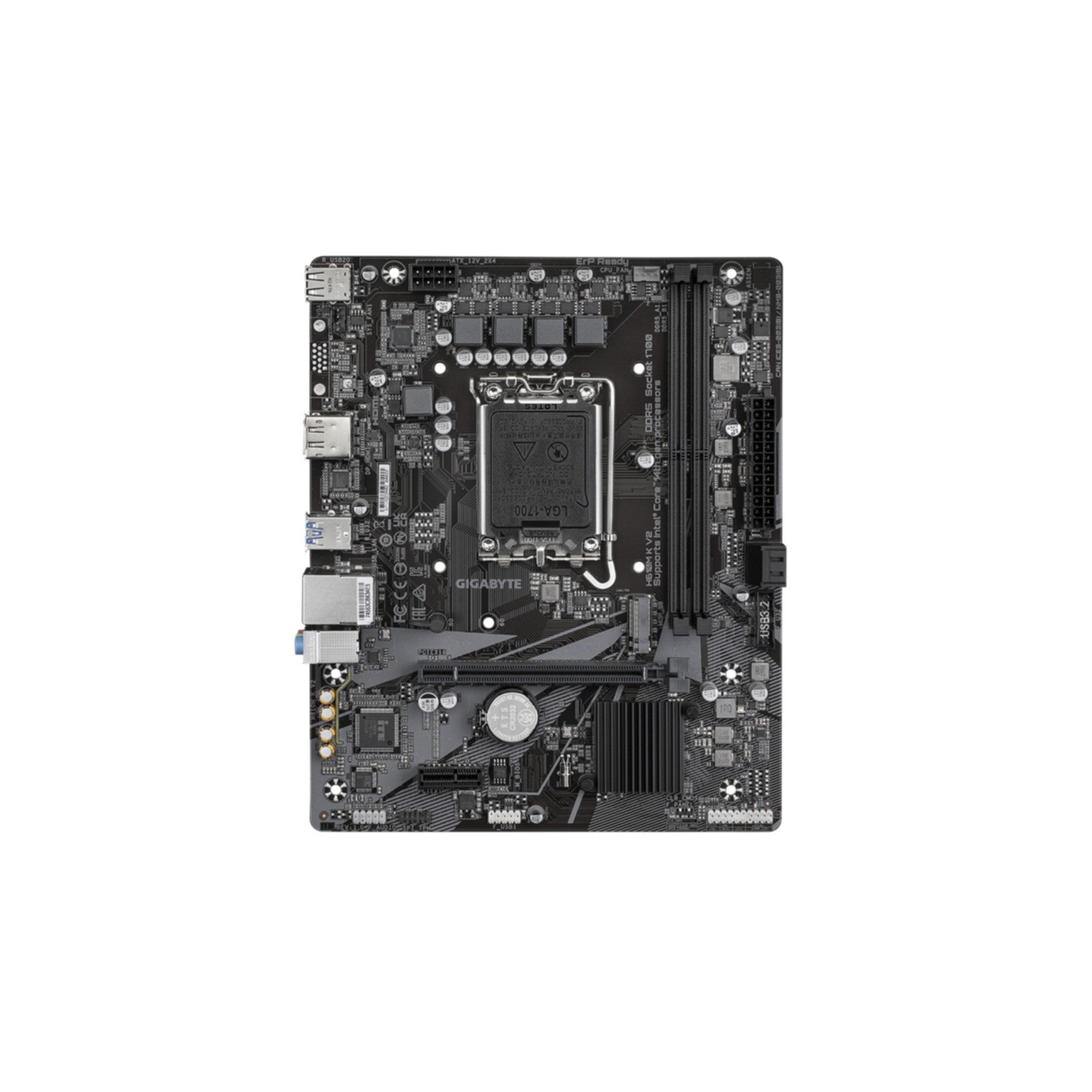 Gigabyte H610M K V2 Mainboard – Intel Core 14. Generation CPUs, bis zu 5600 MHz Mainboard