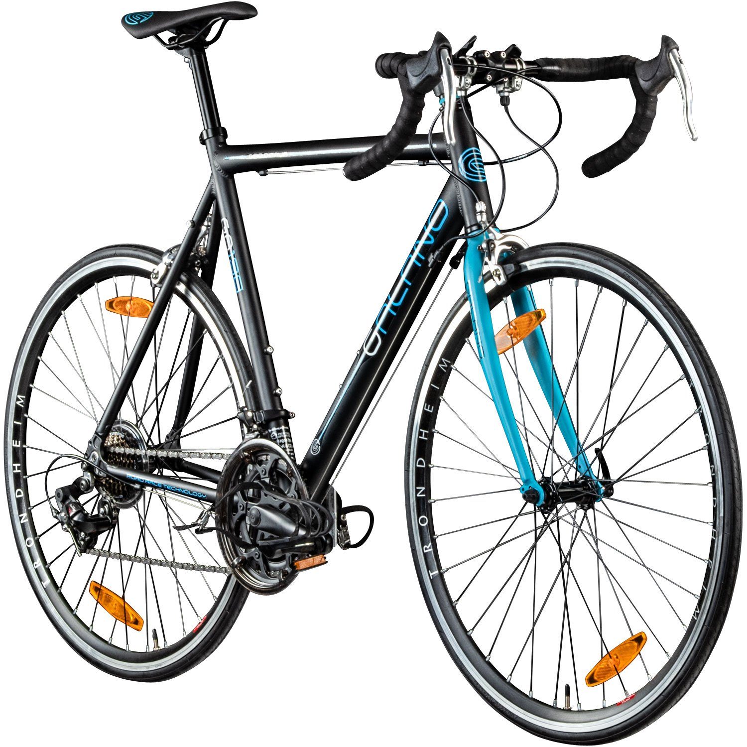 Galano Rennrad Giro D'Italia, 14 Gang, Kettenschaltung, Rennrad für Damen und Herren 155 - 195 cm Fahrrad Road Bike Fitnessrad