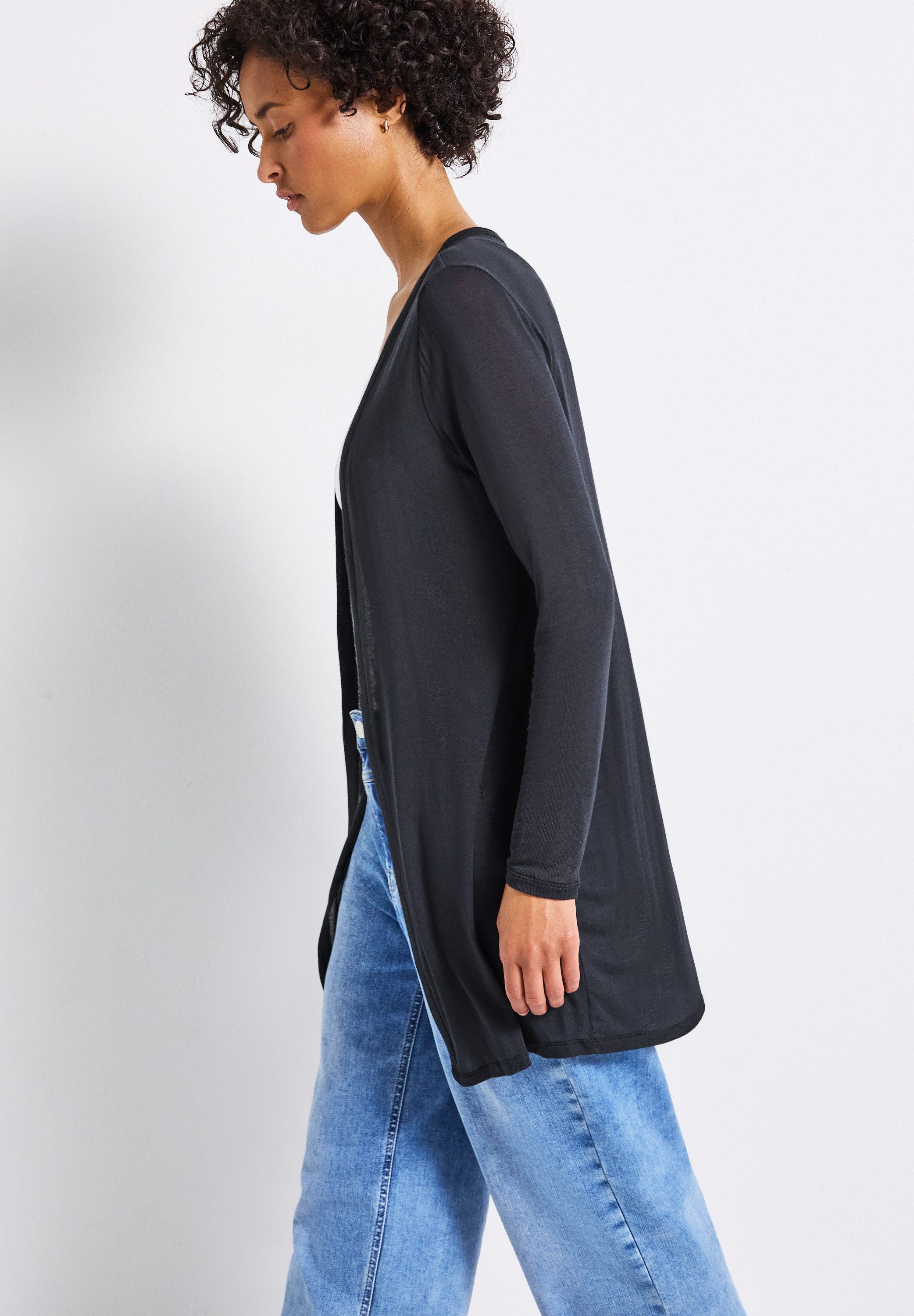 STREET ONE Shirtjacke ohne Verschluss günstig online kaufen