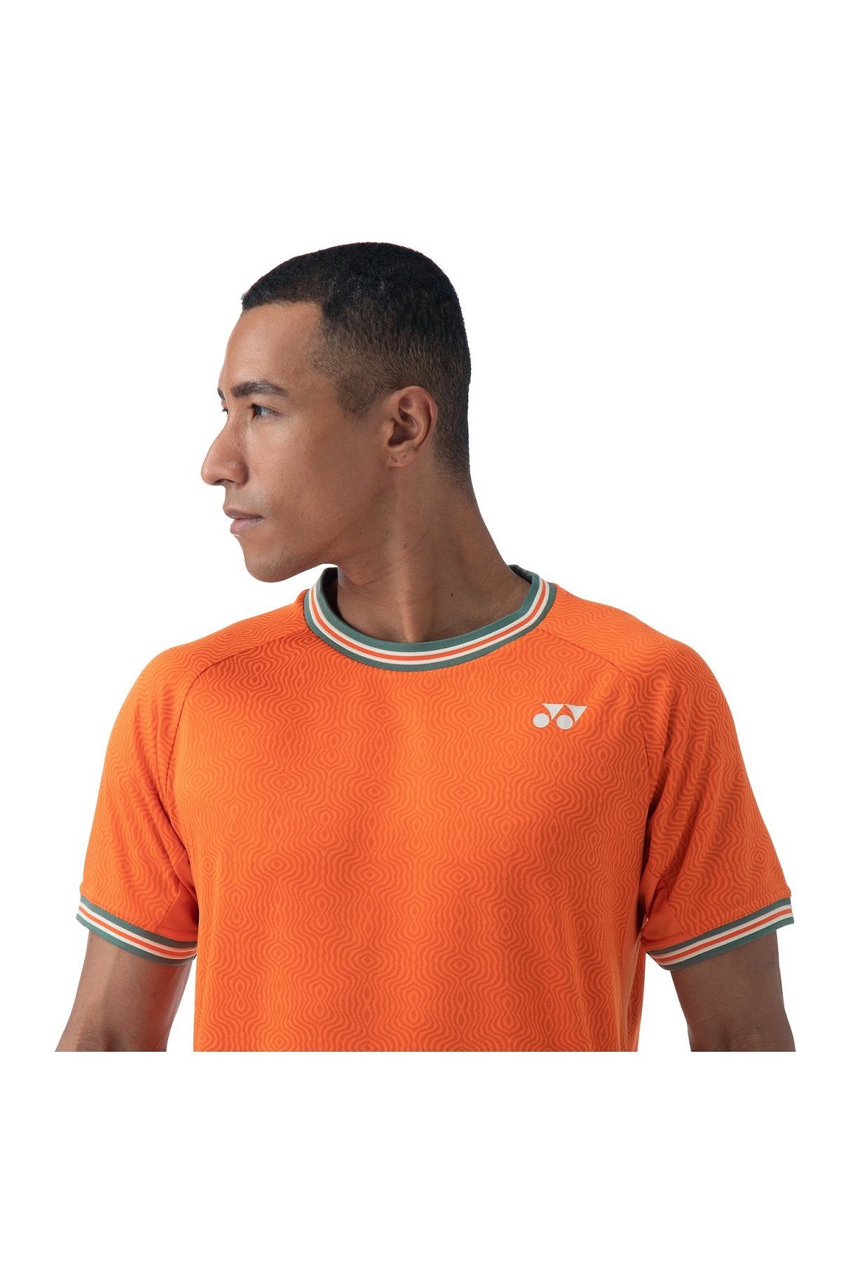 Yonex T-Shirt Crew Neck French Open (Roland Garros) 2024 orange Herren