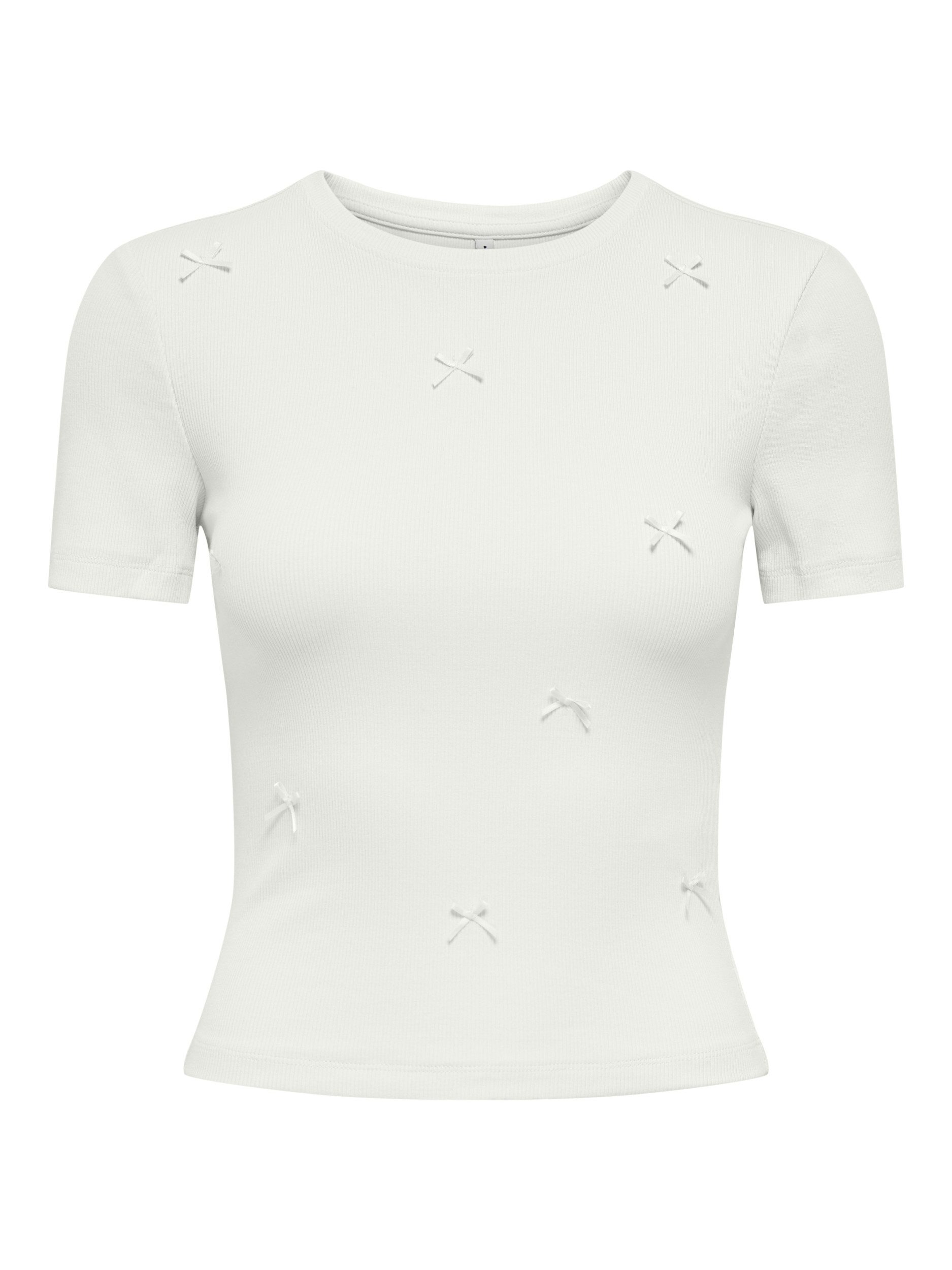 JDY T-Shirt ONLFEMKE S/S BOW TOP BOX JRS