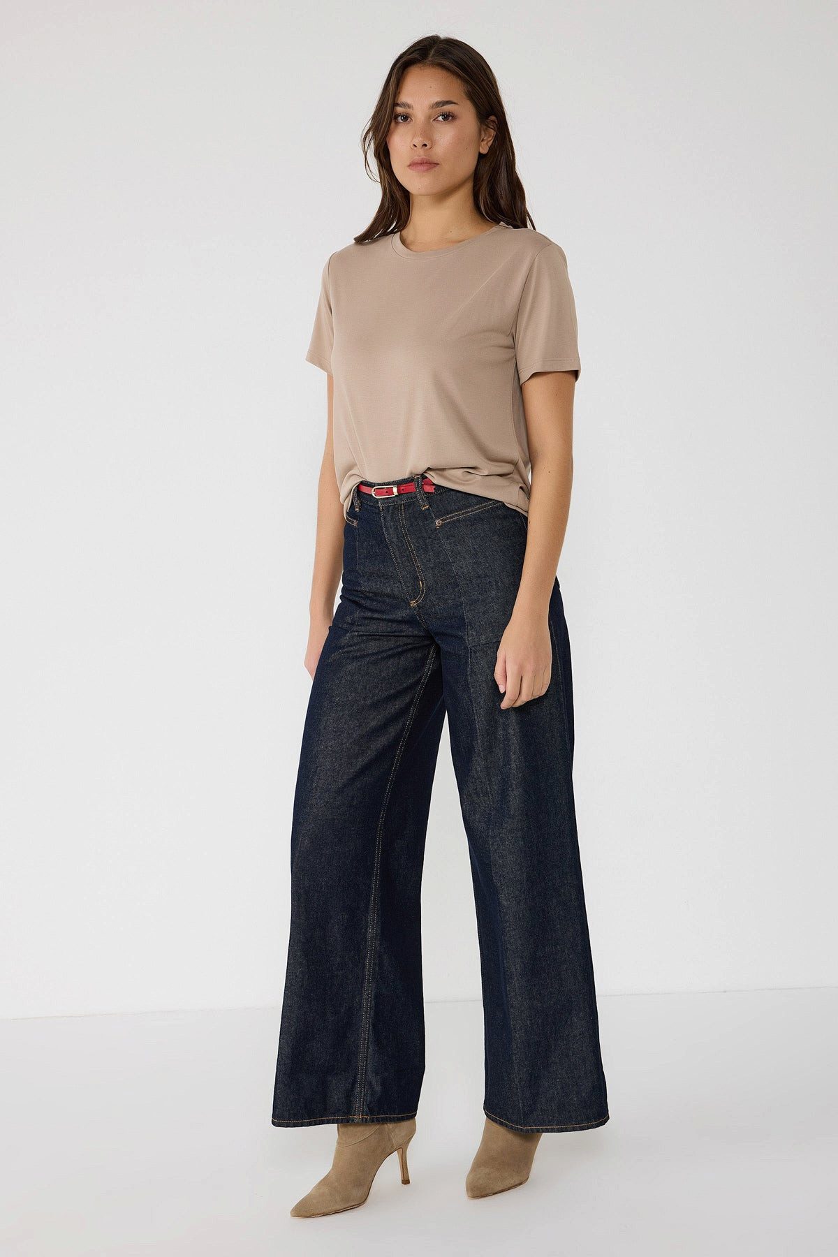 No Matter What T-Shirt Basic-T-Shirt mit Rundhalsausschnitt