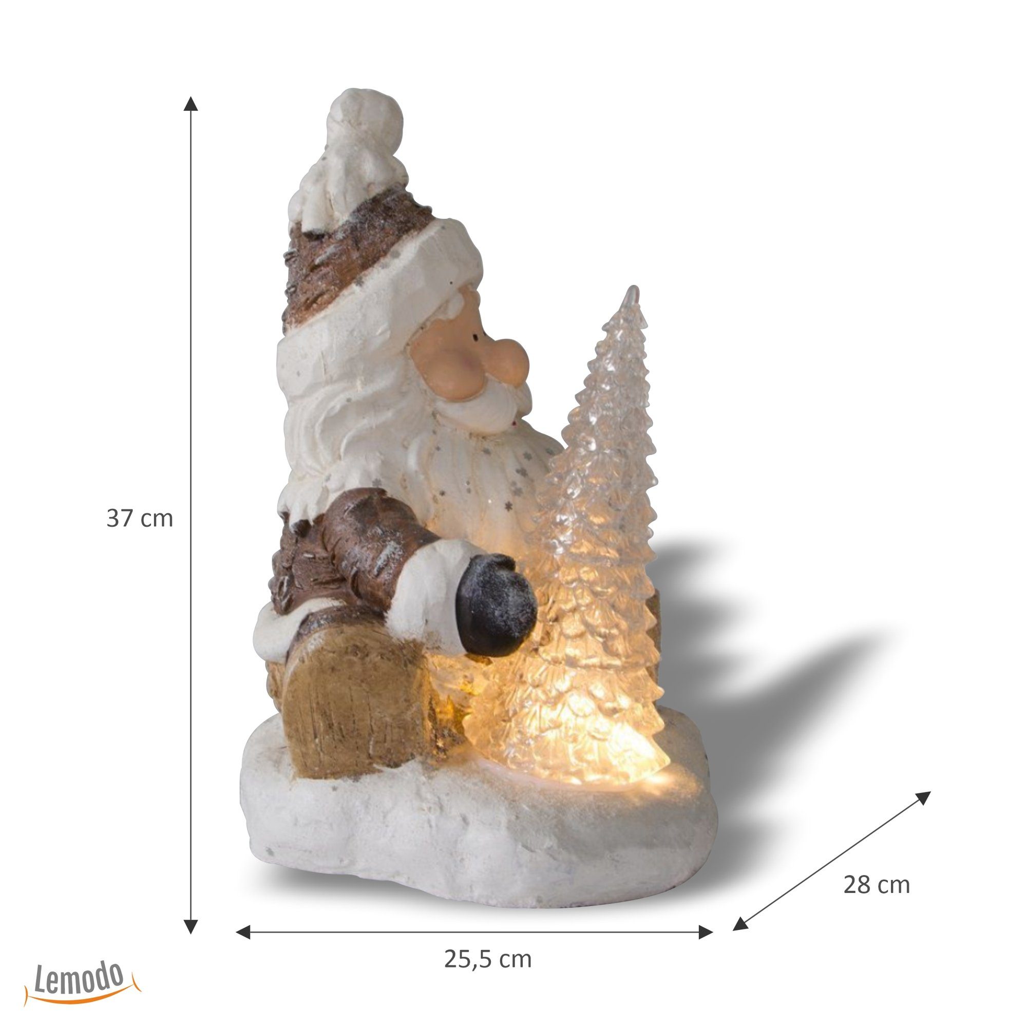 Lemodo Weihnachtsfigur Weihnachtsdeko für außen, Weihnachtsmann günstig online kaufen
