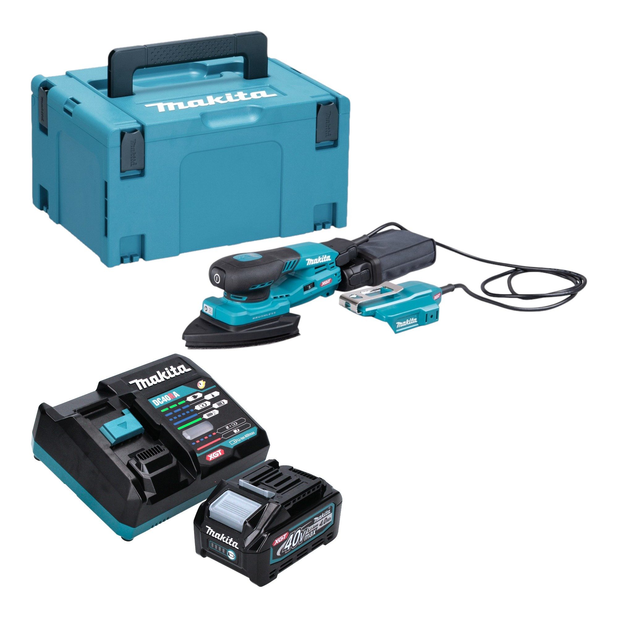 Makita Deltaschleifer BO 006 CGM101 Akku 40 V max. 100 x 150 mm 3,0 mm Hub Brushless