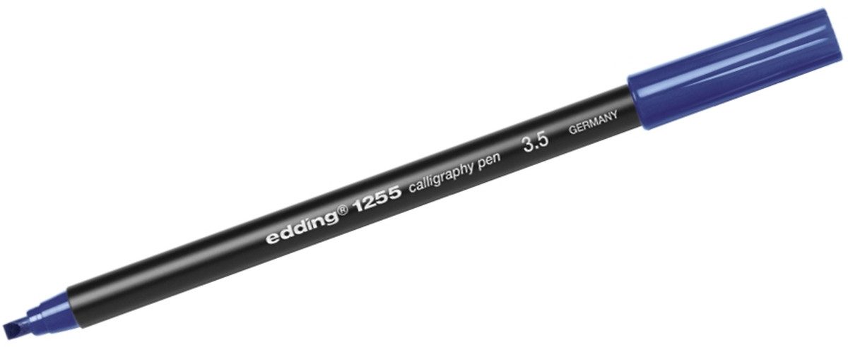edding Filzstift Kalligrafie-Stift edding 1255 3.5mm stahlblau