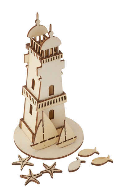 Rayher Modellbausatz Leuchtturm, 25 Teile