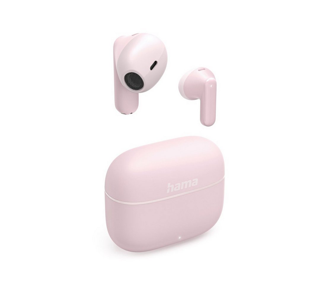 Hama Bluetooth Kopfhörer mit Mikrofon (True Wireless Headset, TWS Earbuds) In-Ear-Kopfhörer (Google Assistant, Siri)
