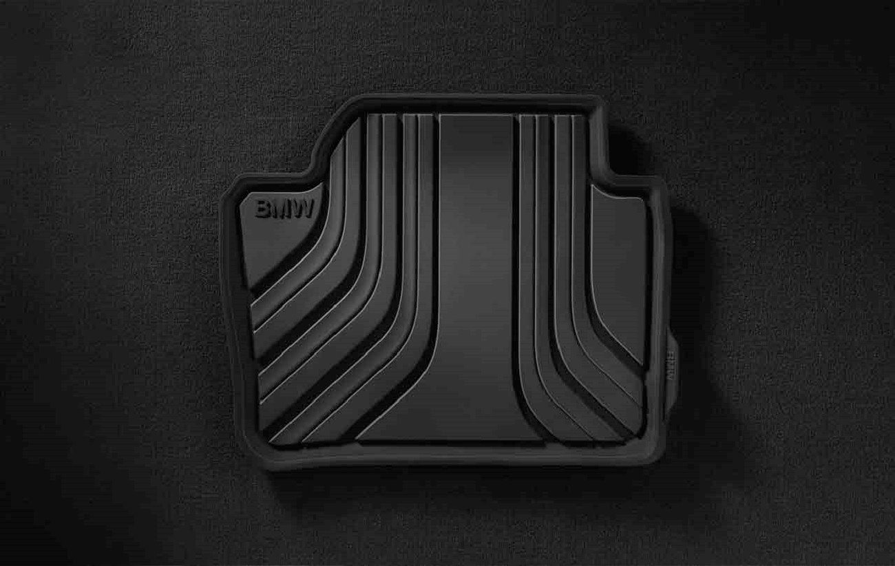 BMW Auto-Fußmatte BMW Satz Gummimatten BASIS hinten anthrazit 3er F30 F31 M3 F80 4er F36 (1 St)