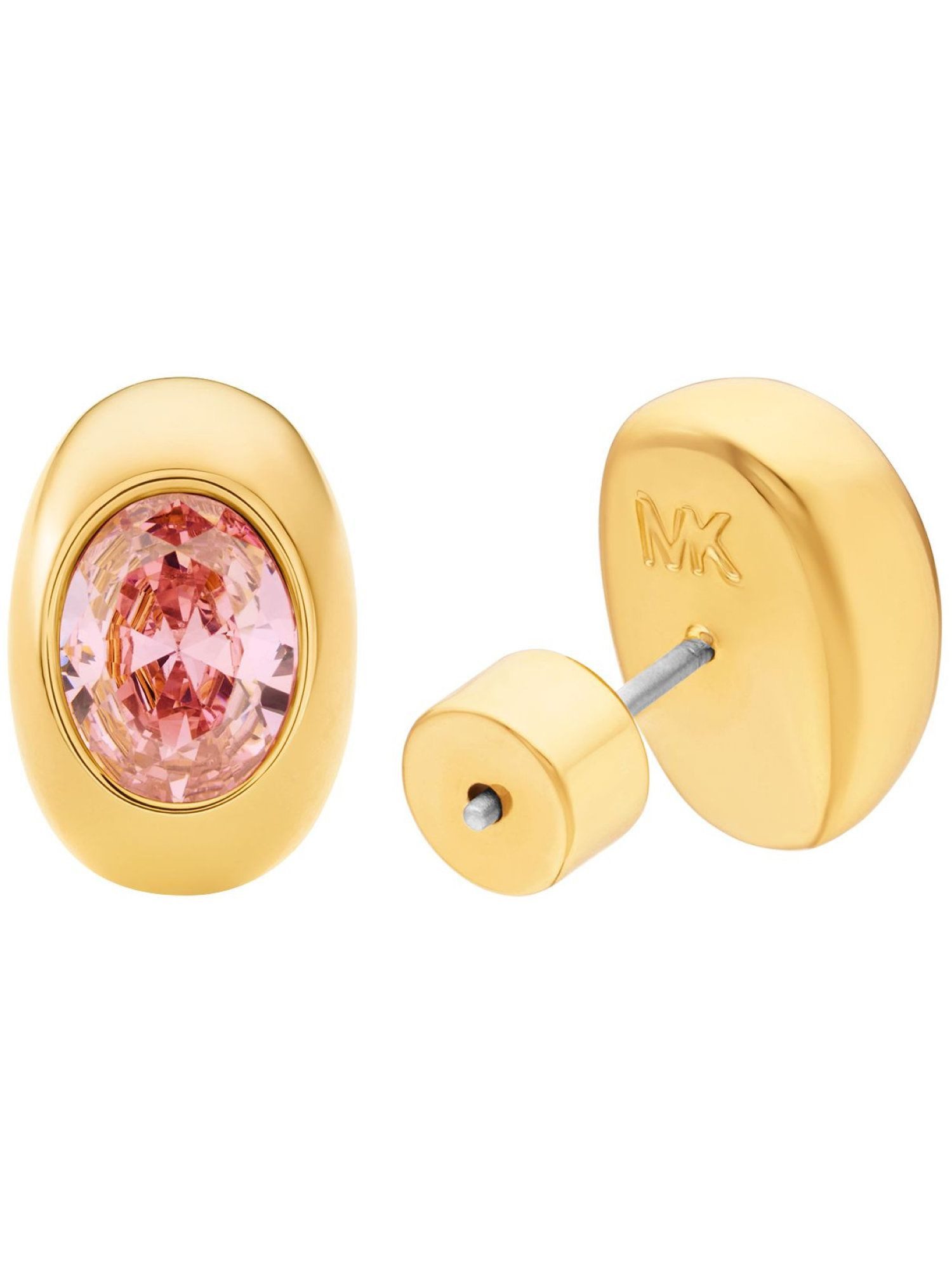 MICHAEL KORS Paar Ohrstecker MKJ8626710, Michael Kors MKJ8626710 Damen Ohrstecker Messing Gold rosa