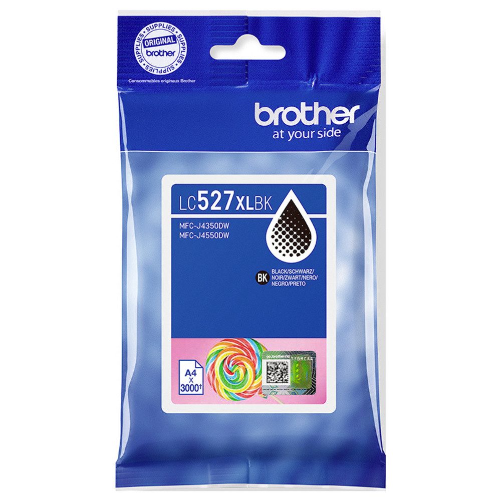 Brother Brother Druckerpatrone Brother LC527XLBK - Hohe Ergiebigkeit - Origina Tintenpatrone
