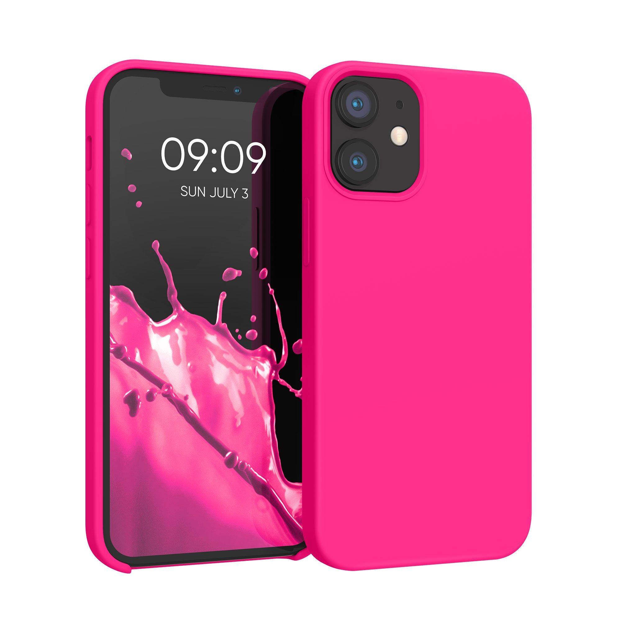 kwmobile Handyhülle Hülle für Apple iPhone 12 mini, Hülle Silikon gummiert - Handyhülle - Handy Case Cover