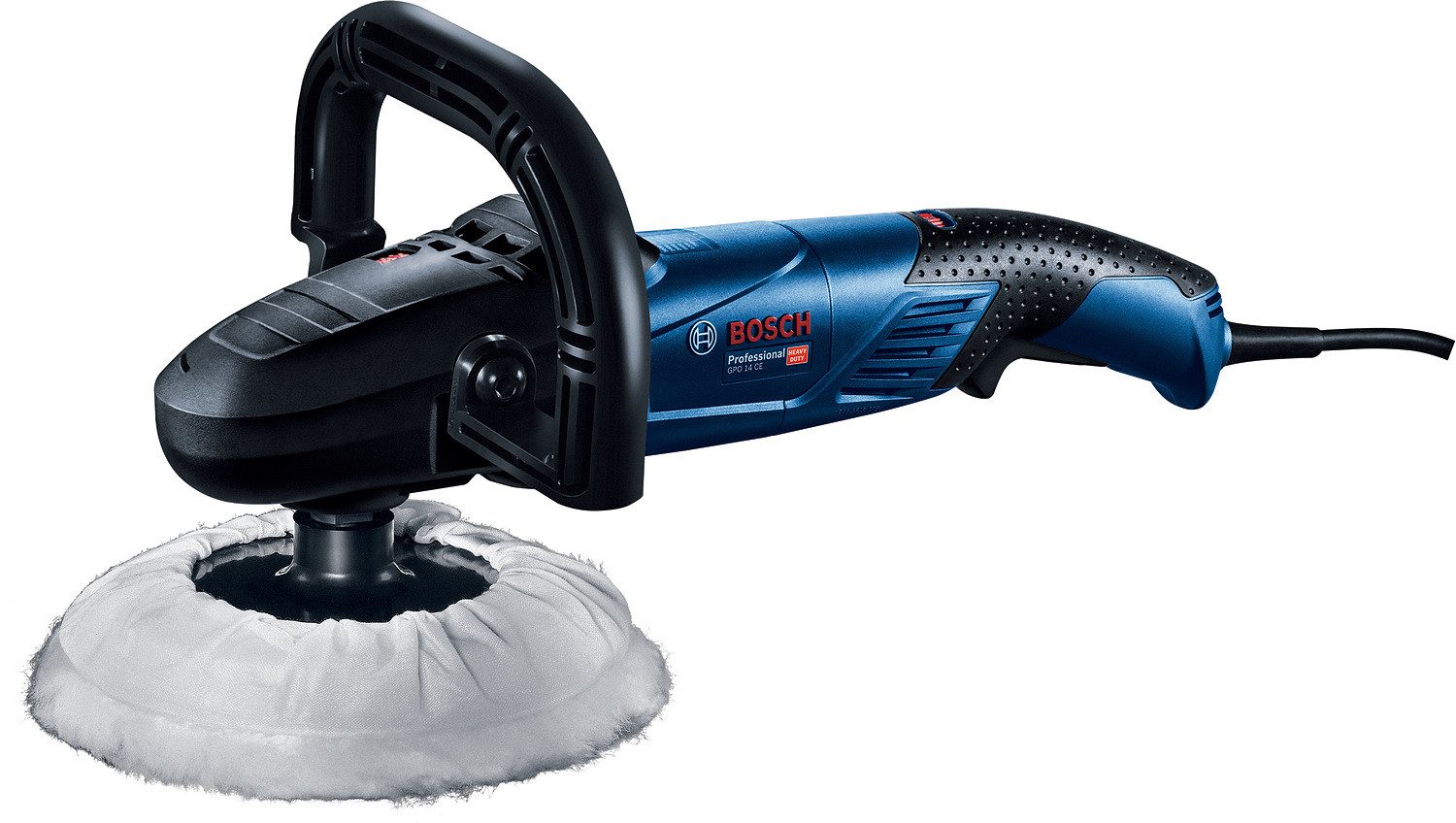 Bosch Professional Poliermaschine »GPO 14 CE«, 1400-Watt, 2,5 kg mit Zusatzgriff und D-Griff