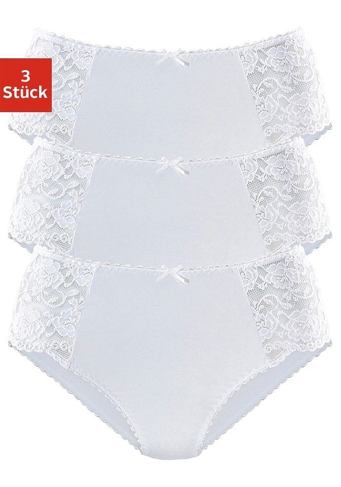 petite fleur Hüftslip (Packung, 3-St) aus elastischer Baumwoll-Qualität