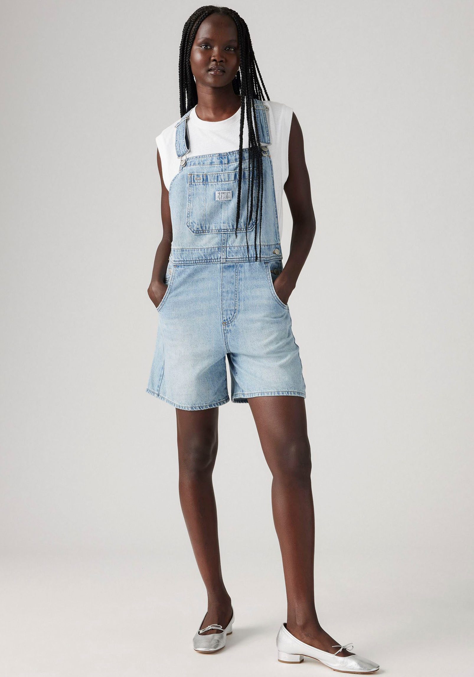 Levi's® Latzhose UTILITY SHORTALL im Five-Pocket günstig online kaufen