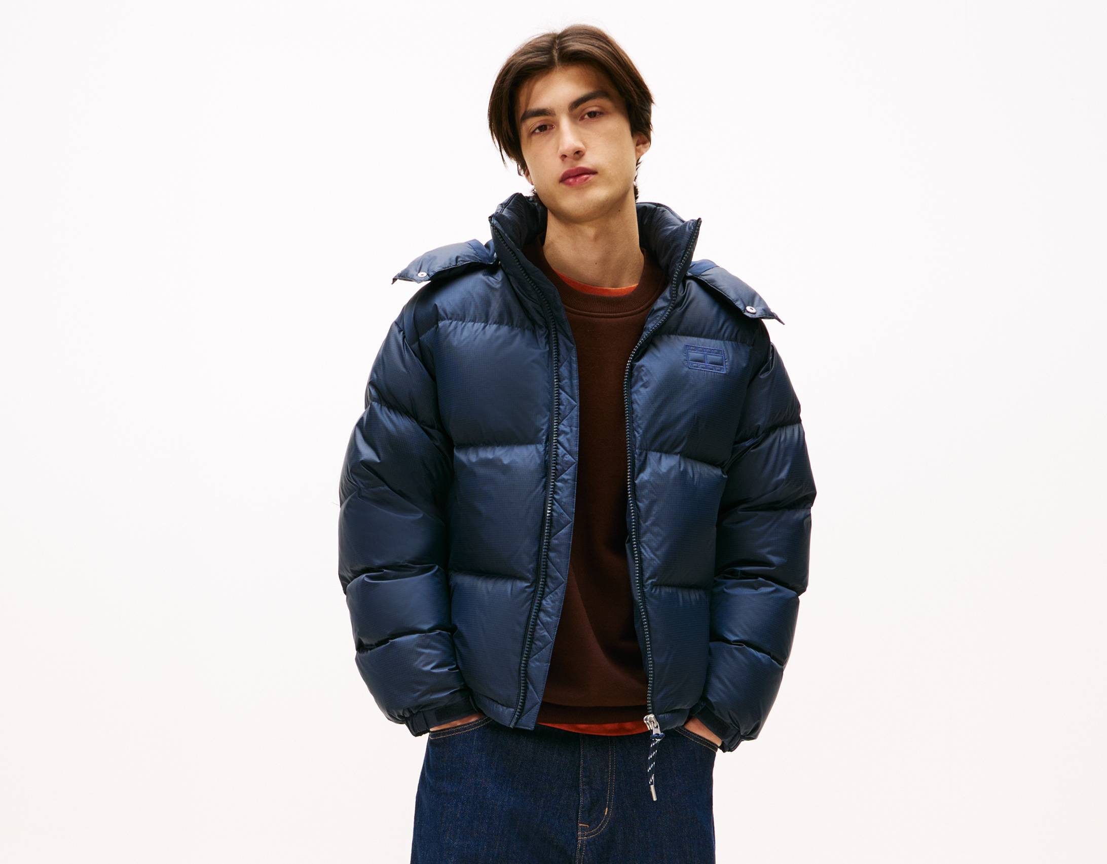 Tommy Jeans Steppjacke ALASKA DOWN PUFFER Übergangsjacke Regular fit mit ab günstig online kaufen