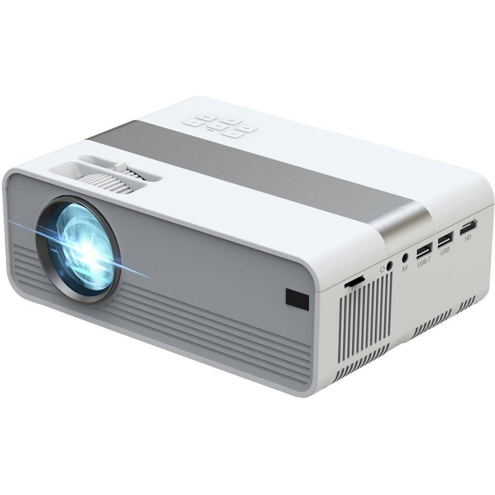 Technaxx Mini-LED HD Beamer 4869 Beamer (HD ready, Integrierter Lautsprecher, mit Fernbedienung)