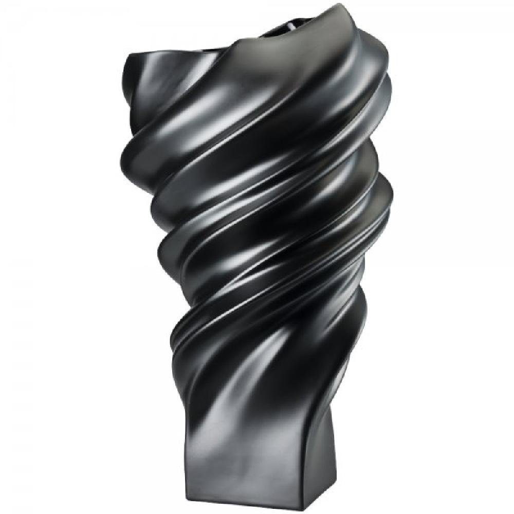 Rosenthal Dekovase Vase Squall Schwarz matt (Mittel)