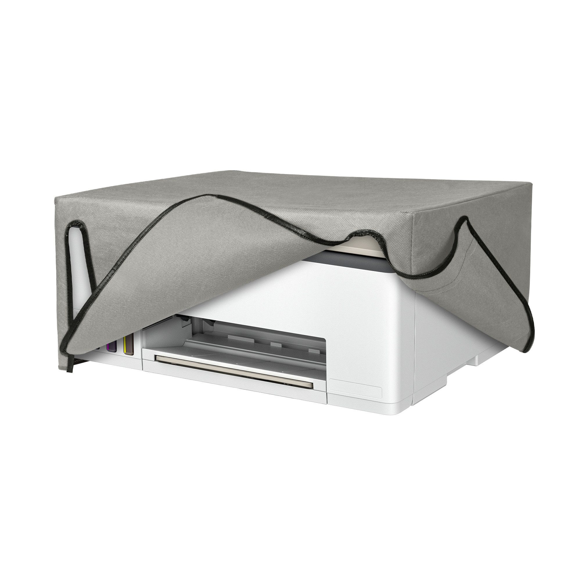 kwmobile Abdeckhaube kwmobile Cover kompatibel mit HP Smart Tank 7005 / Smart Tank 5000 -, 1x Universal Kopfhörer Haken für In-Ear Headphones