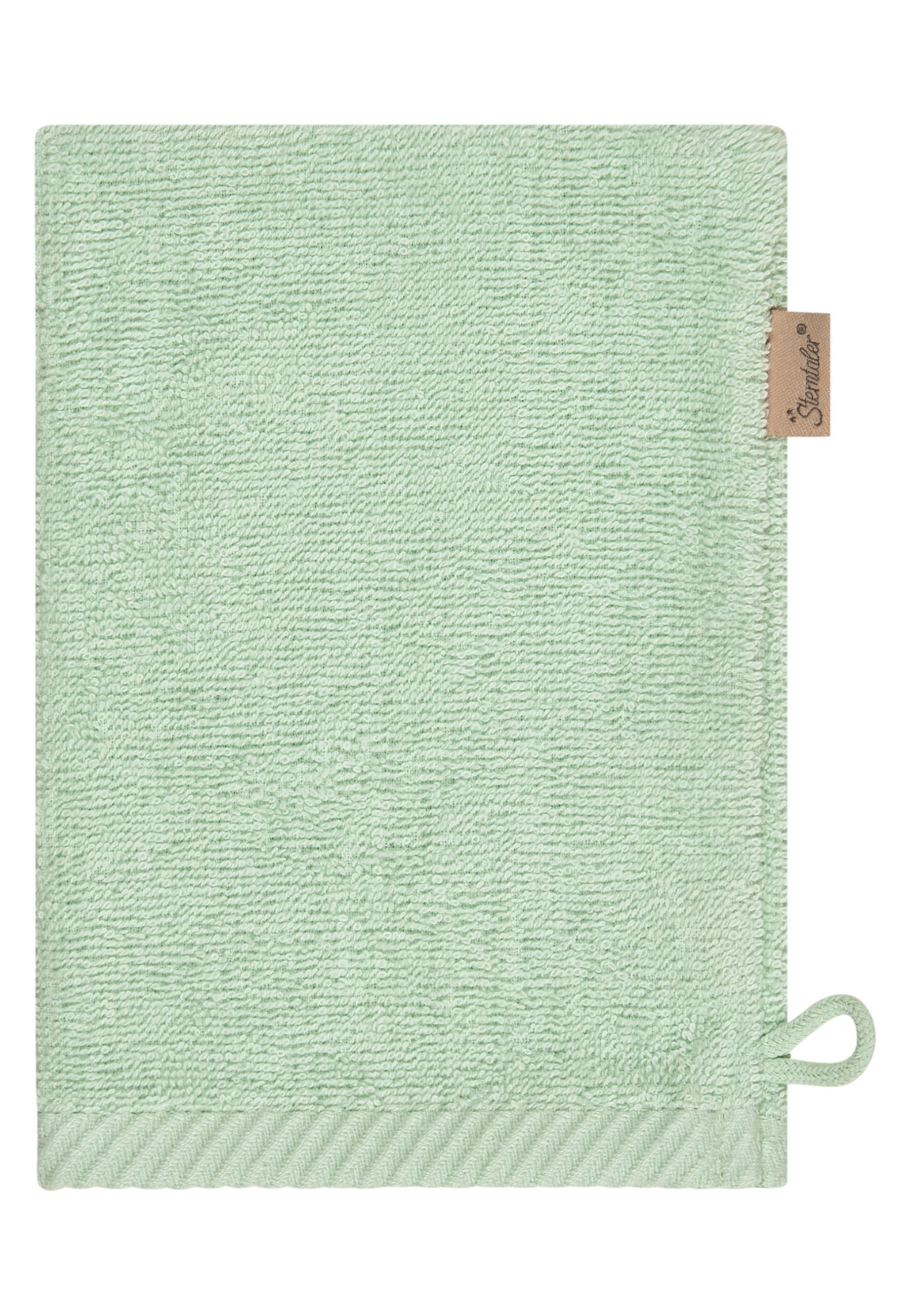 Sterntaler® Waschhandschuh Waschhandschuhe 2er-Pack BÄR Bo, Frottee (1-St), Waschlappen 2er-Pack, aus Frottee, schöne Webkanten, süße Stickerei – Bild 5 von 5