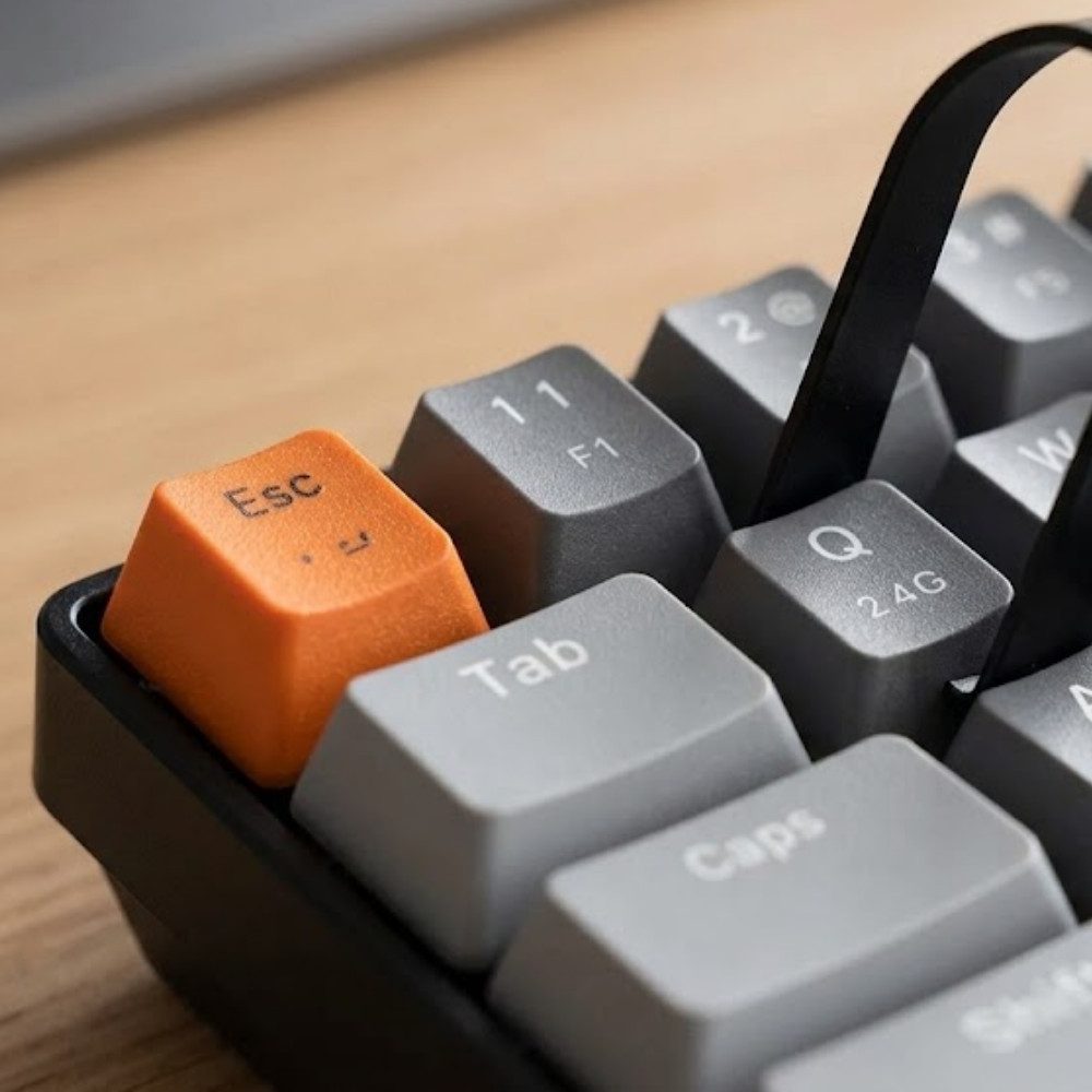 ATTACK SHARK K68 mechanische Wireless-Tastatur Gaming Kabellose Tastatur Gaming-Tastatur (Ergonomisch leicht, Flexibler Dual-Mode)