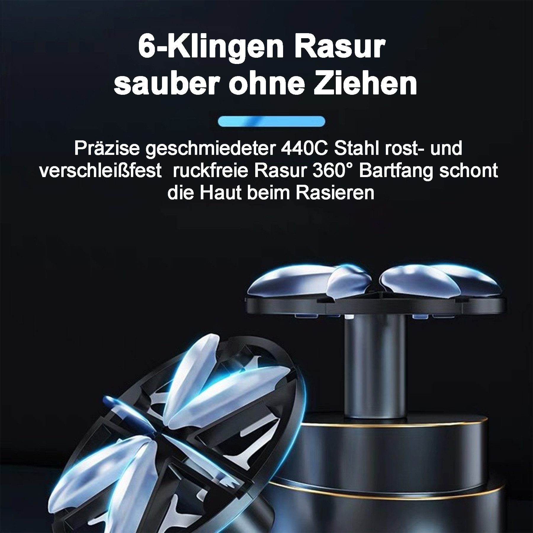 Senmudi Elektrorasierer Mini Rasierer Herren Elektrisch, Tragbarer Mini Rasierer Herren Elektrisch, Tragbarer Mini Rasierer Herren Elektrisch, Folienrasierer Herren, USB-C Ladestation, wasserdicht, elektrorasierer für Bart & Gesicht