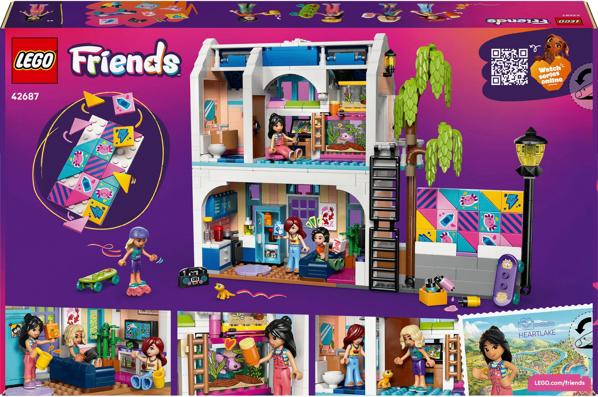 LEGO® Lianns Familienhaus (42687), LEGO Friends Konstruktionsspielsteine, ( günstig online kaufen