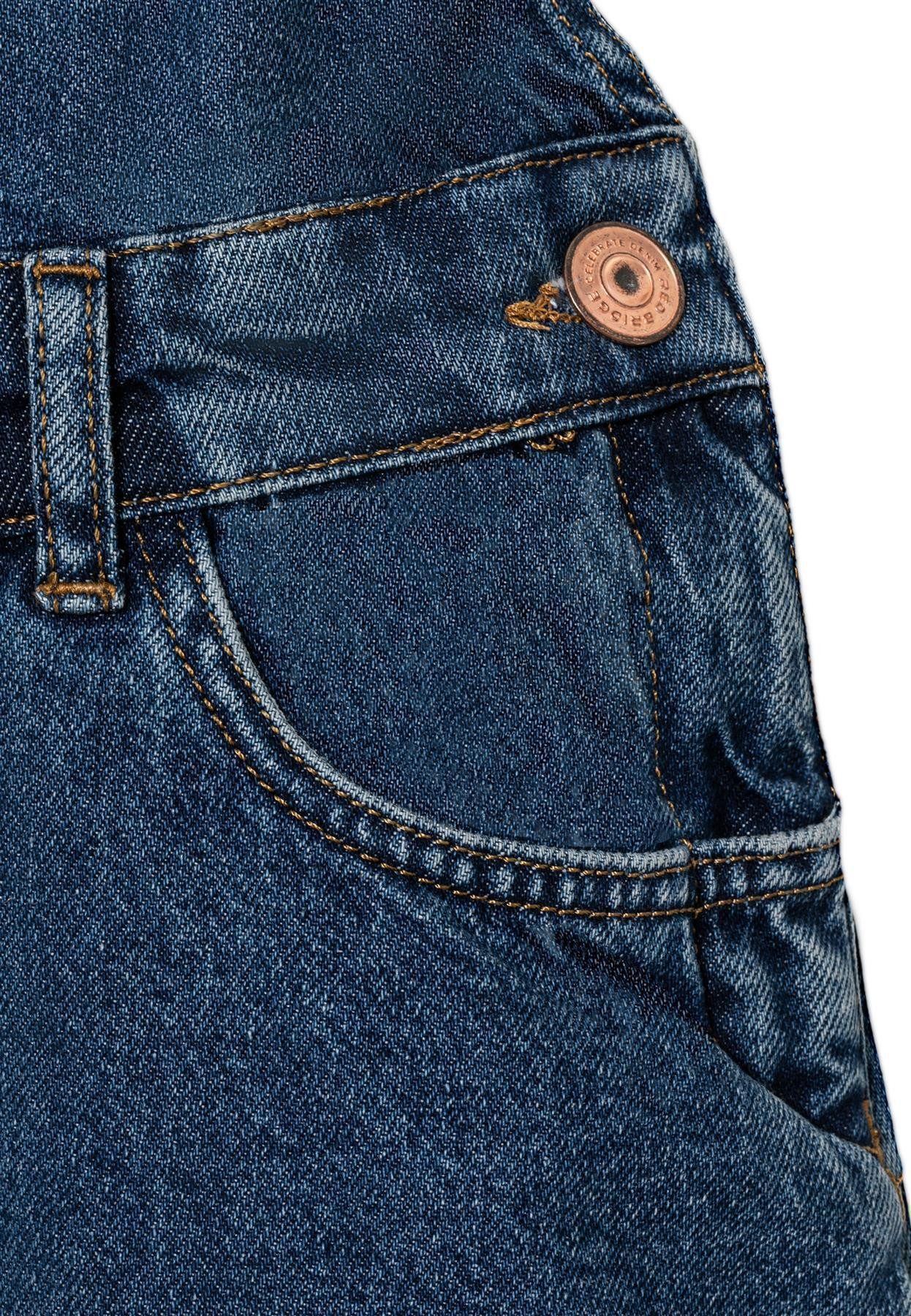 RedBridge Jeanslatzhose im Denim-Look Jeansshorts modern lässig und bequem