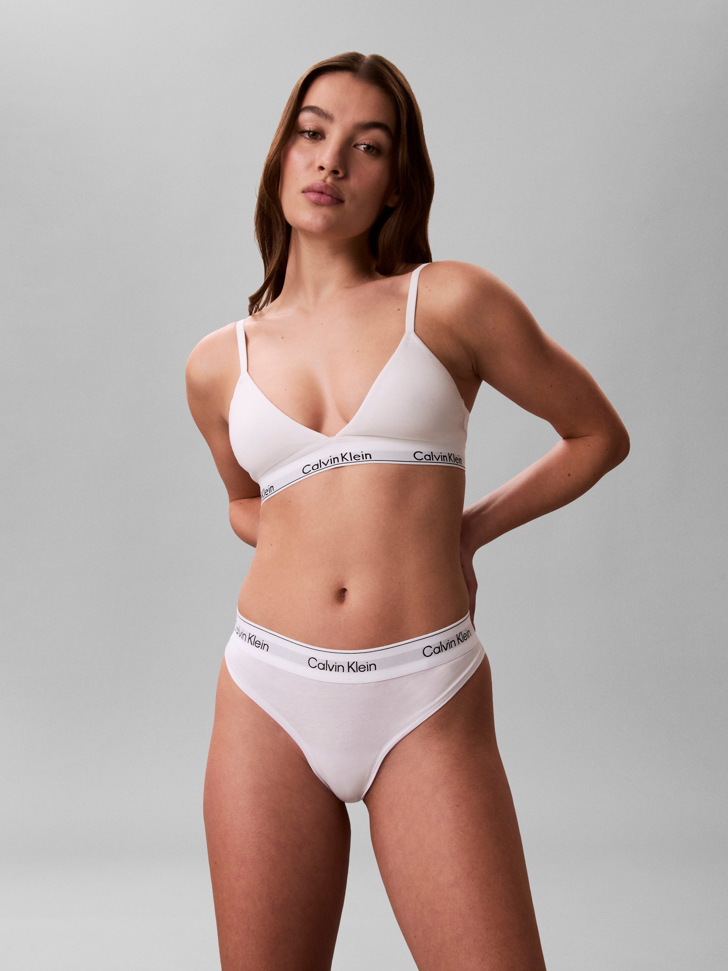 Calvin Klein Underwear Tanga THONG 2PK (Packung, 2er-Pack) Körpernahe Passform mit elastischem Bund