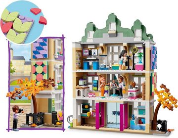 LEGO® Konstruktions-Spielset Friends - Emmas Kunstschule 3-stöckige Heartlake City Schule (41711), (844 St)