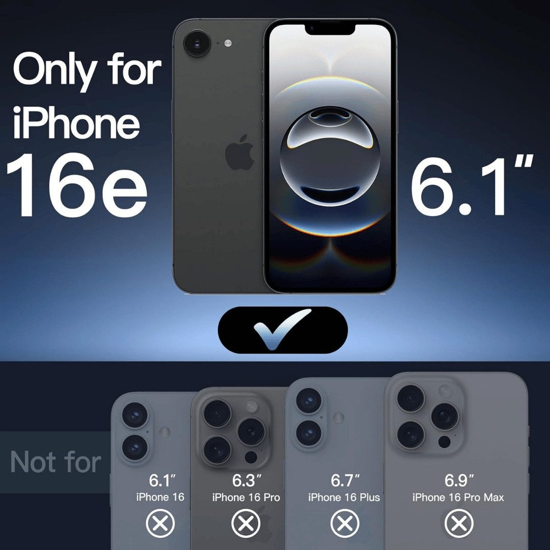 SmartUP Smartphone-Hülle für iPhone 16e MagSafe Transparent Silikon Ultra Slim Case Handyhülle 6,1 Zoll, MagSafe-Technologie – Bild 2 von 5