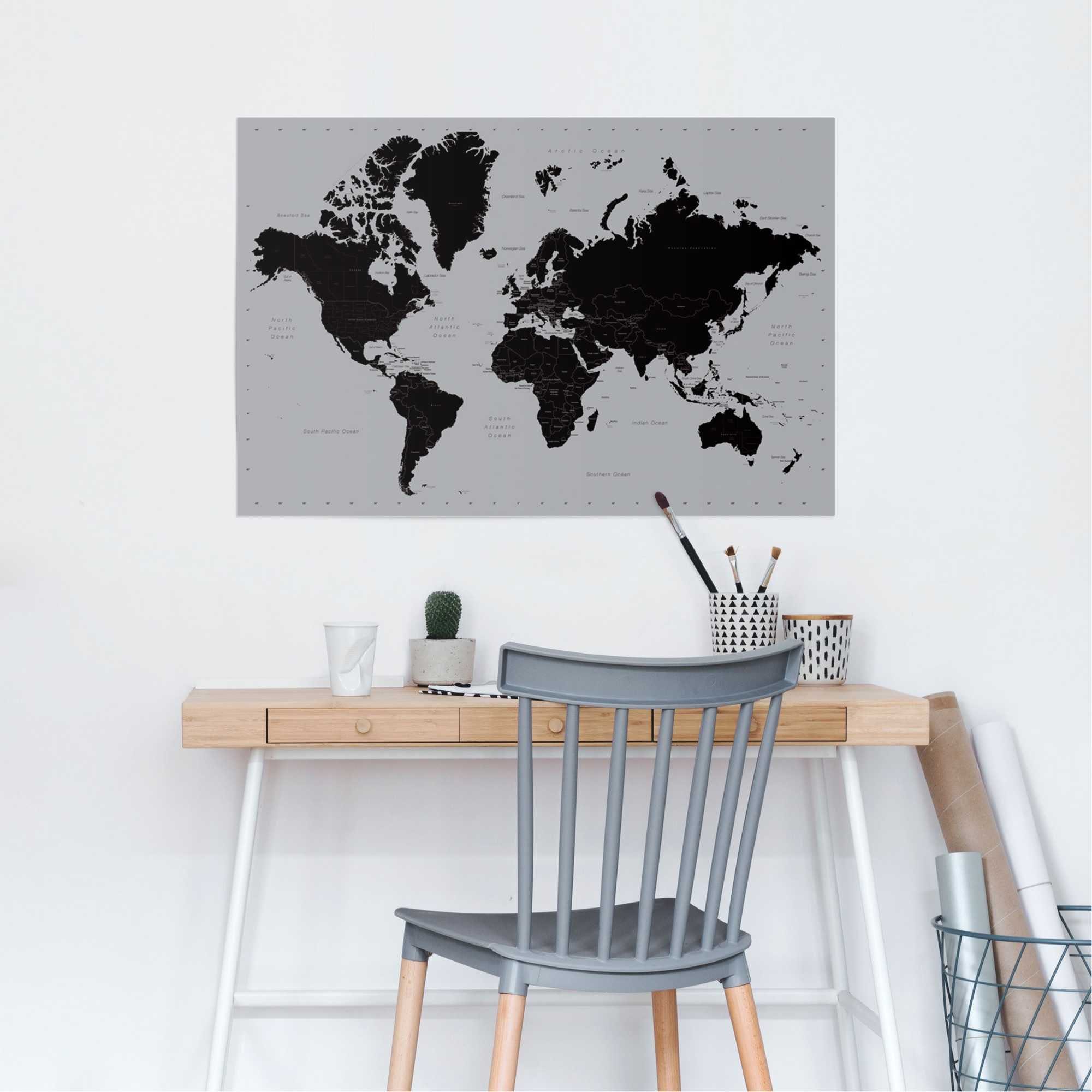 Reinders! Poster »Weltkarte«, (1 Stück)-HomeTrends