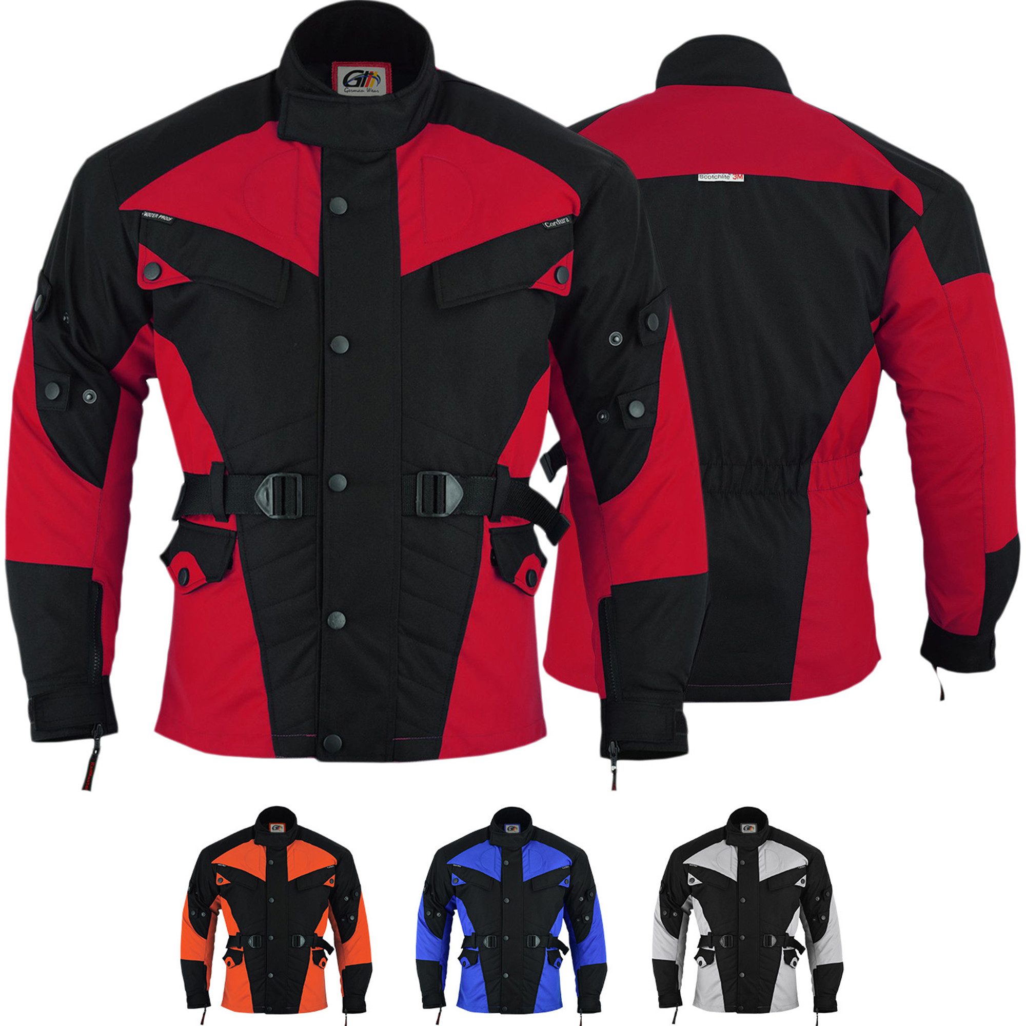 German Wear Motorradjacke GW302J (Spar-Set, mit 4CE-Protektoren) Winddichte günstig online kaufen