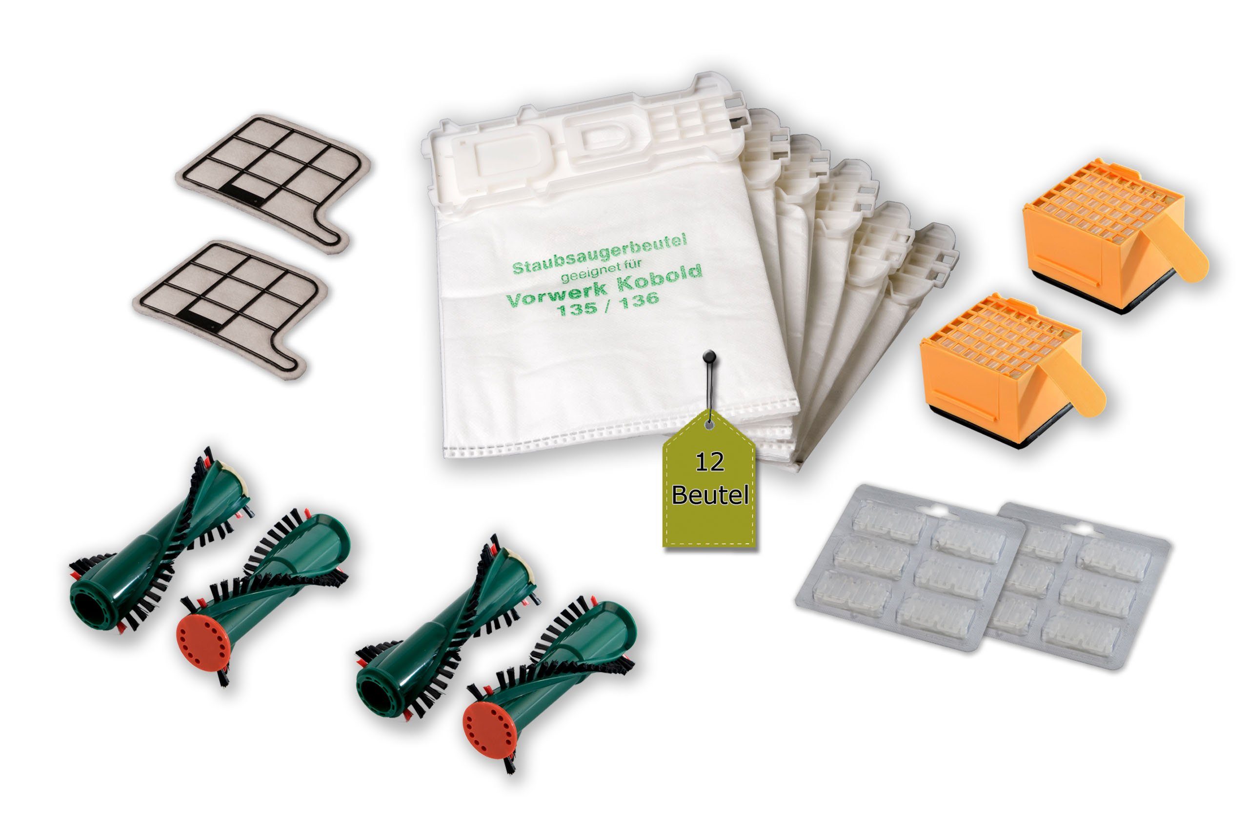 Staubsaugerbeutel passend für Vorwerk Kobold VK 135 / 136