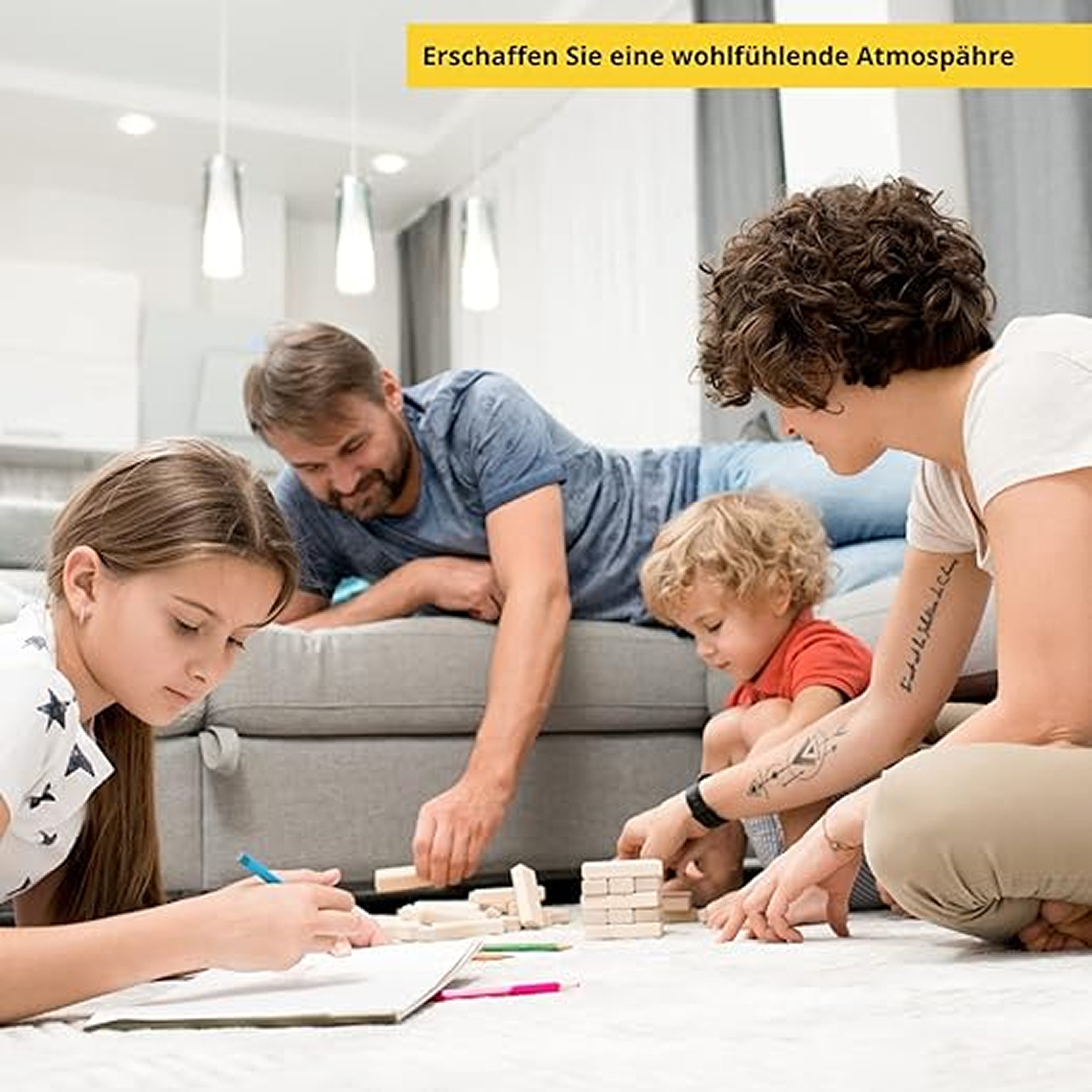 Sweet LED Deckenspot 6er Set Glas rund mit Klickverschluss schwarz GU10 Einbaustrahler, ohne Leuchtmittel, Einbauspots, Deckenlampe