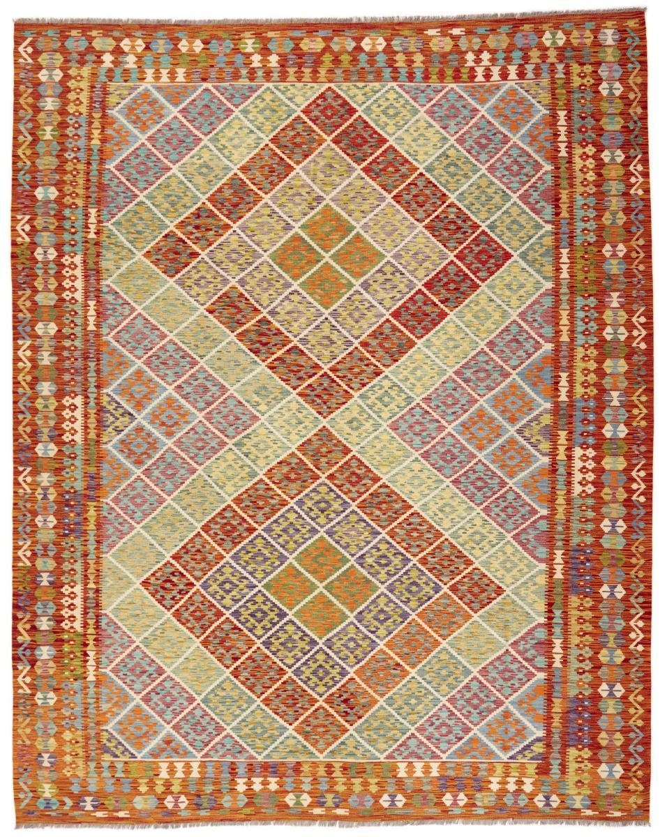 Orientteppich Kelim Afghan 315x395 Handgewebter Orientteppich, Nain Trading, rechteckig, Höhe: 3 mm