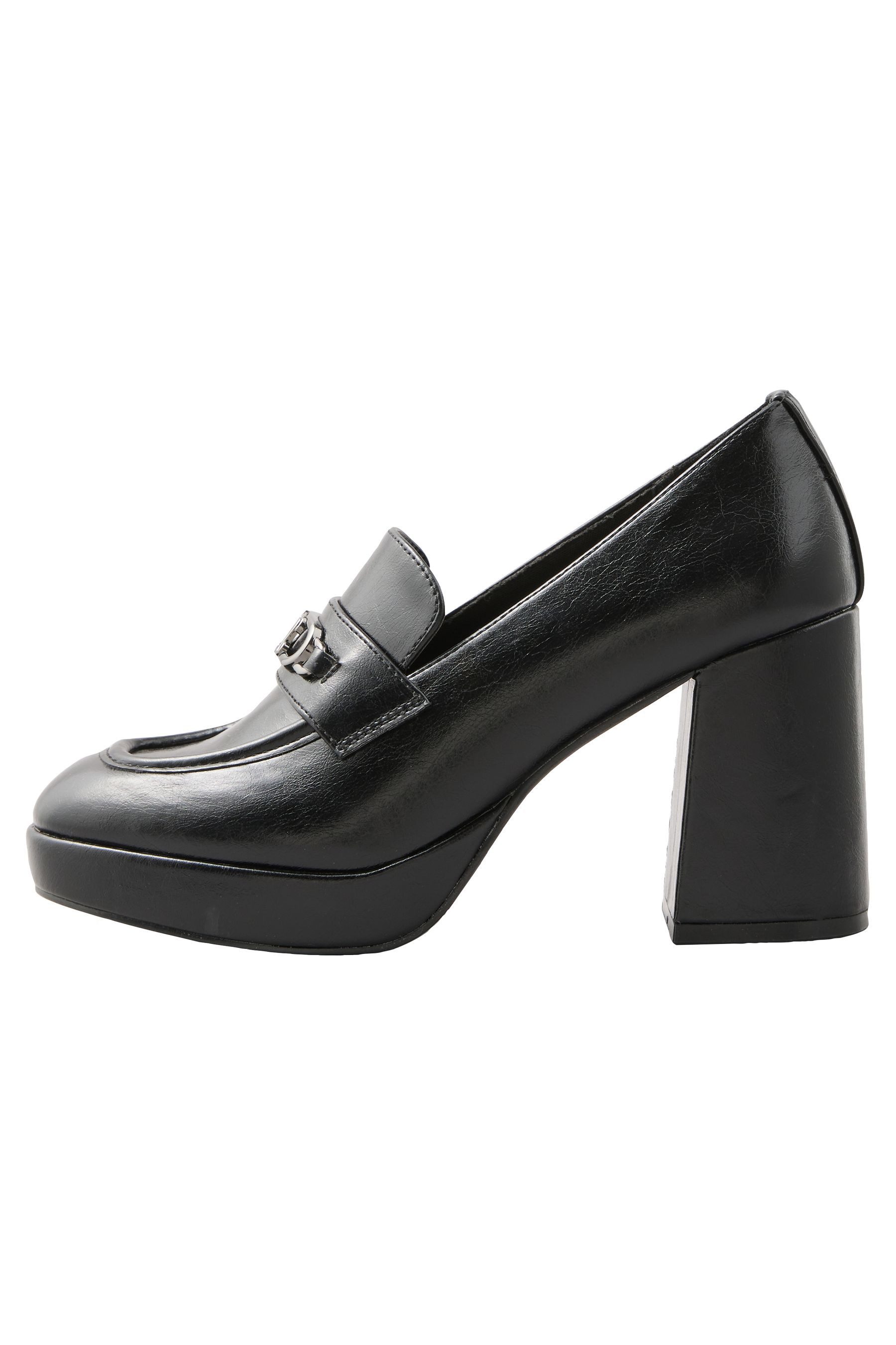LIPSY Lipsy Plateau-Loafer mit hohem Absatz und Logo Loafer