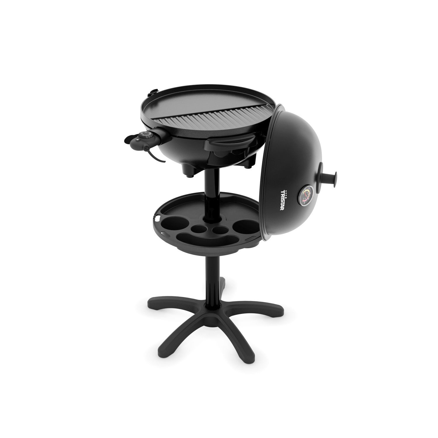 Tristar Elektrogrill BQ-2885, 2400 W, ⌀ 41 cm – Auch als Tischgrill verwendbar