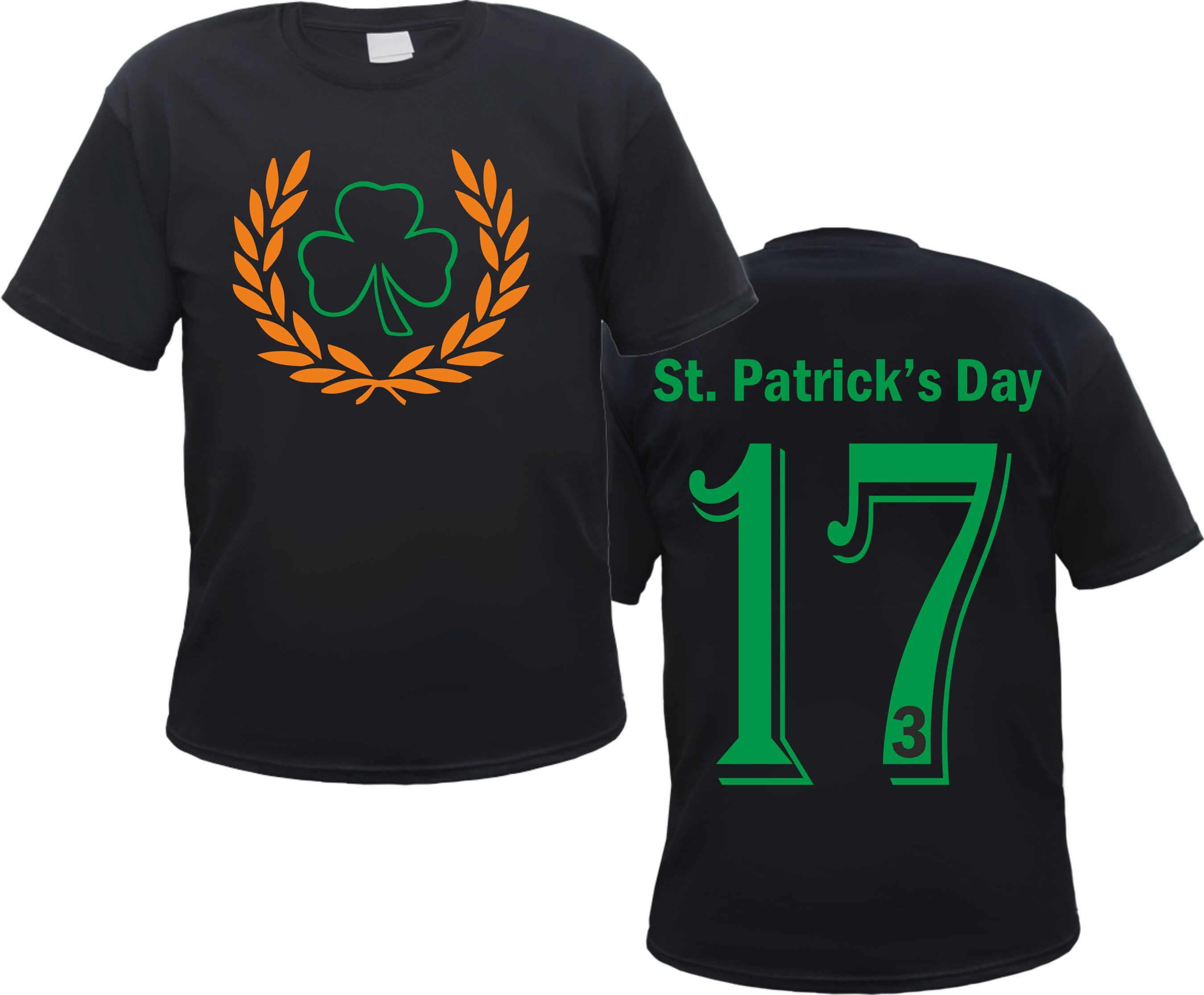 HB-Druck T-Shirt St. Patricks Day Herren T-Shirt - Tee Shirt aus 100% Baumwolle mit strapazierfähigem Aufdruck