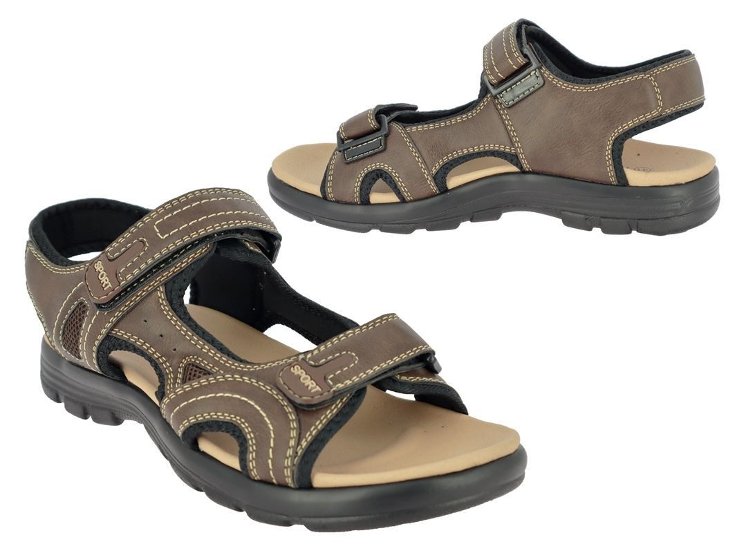 emeco Herren Сандалии Pantoffel Hausschuhe Sandaletten Schuhe Schnalle BC-4 Sandale