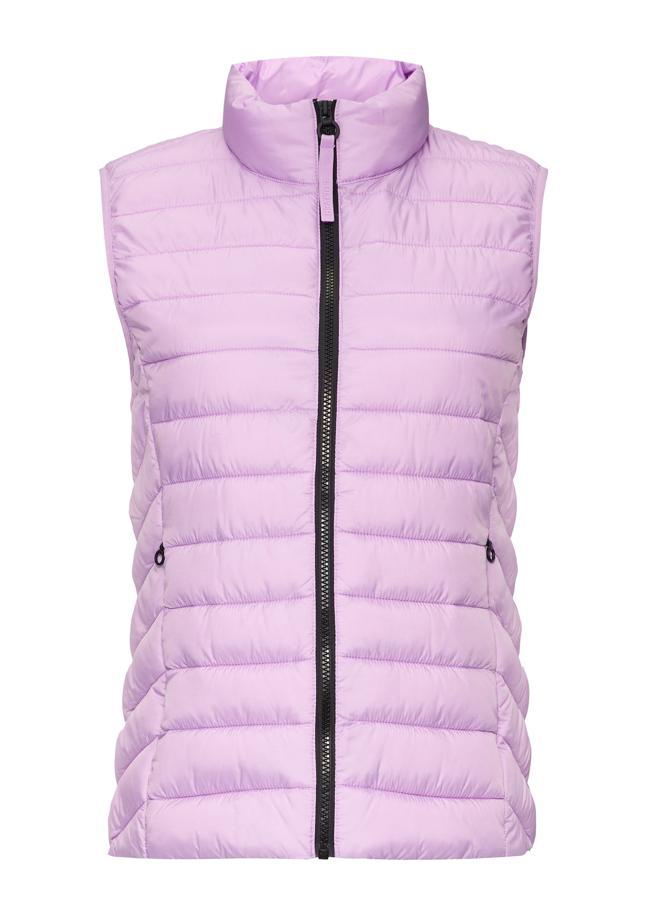 s.Oliver Outdoorjacke Outdoor-Weste Leichte Weste mit Steppung und Stehkrag günstig online kaufen