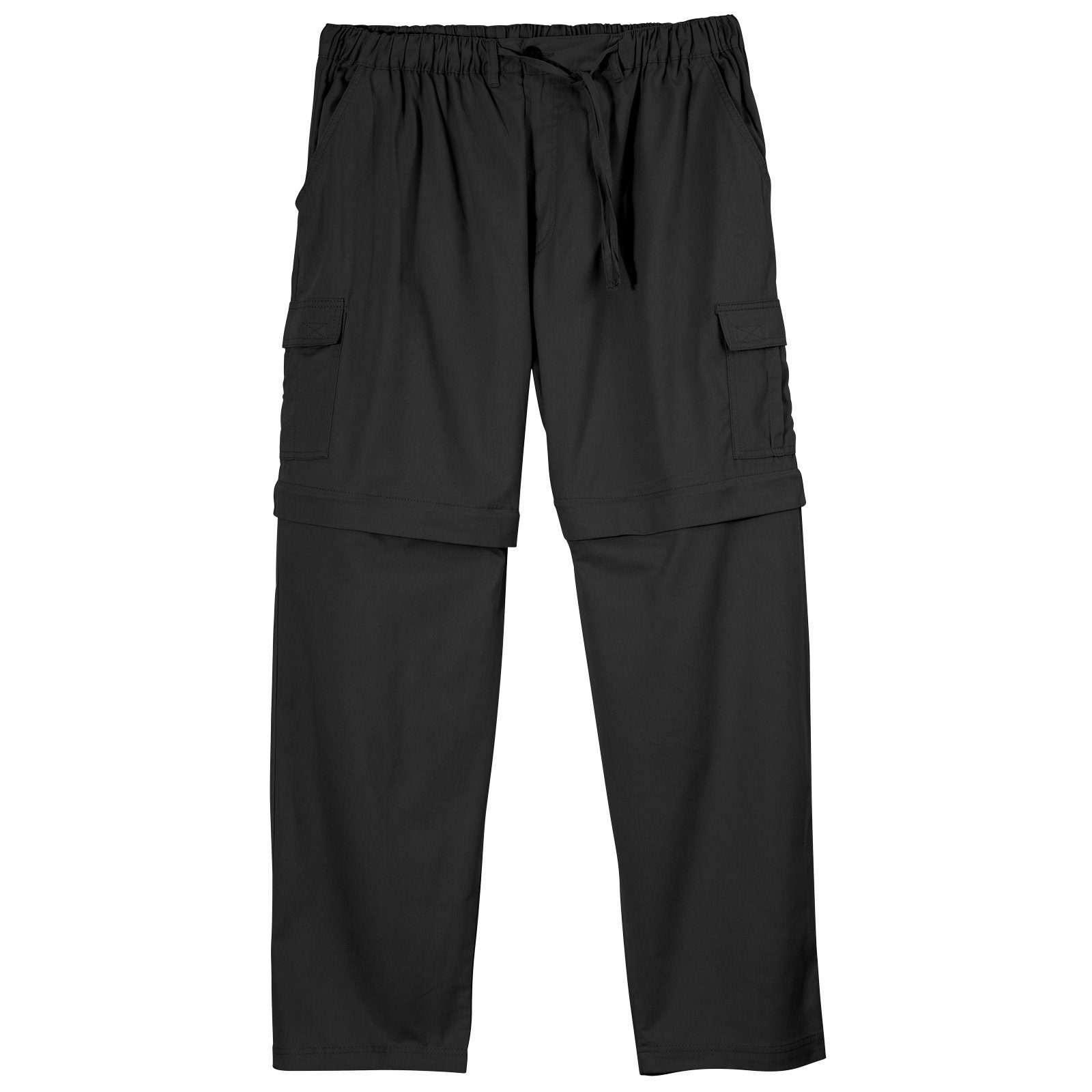 ABRAXAS Cargohose Abraxas XXL Zipp-off-Cargohose schwarz Gummibund günstig online kaufen