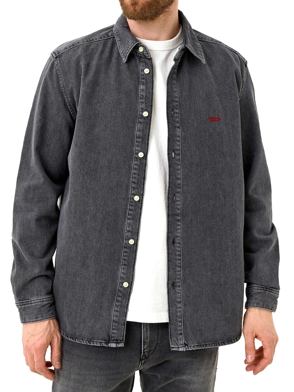 Diesel Jeanshemd Regular Fit - Vintage Look Shirt - D-SIMPLY