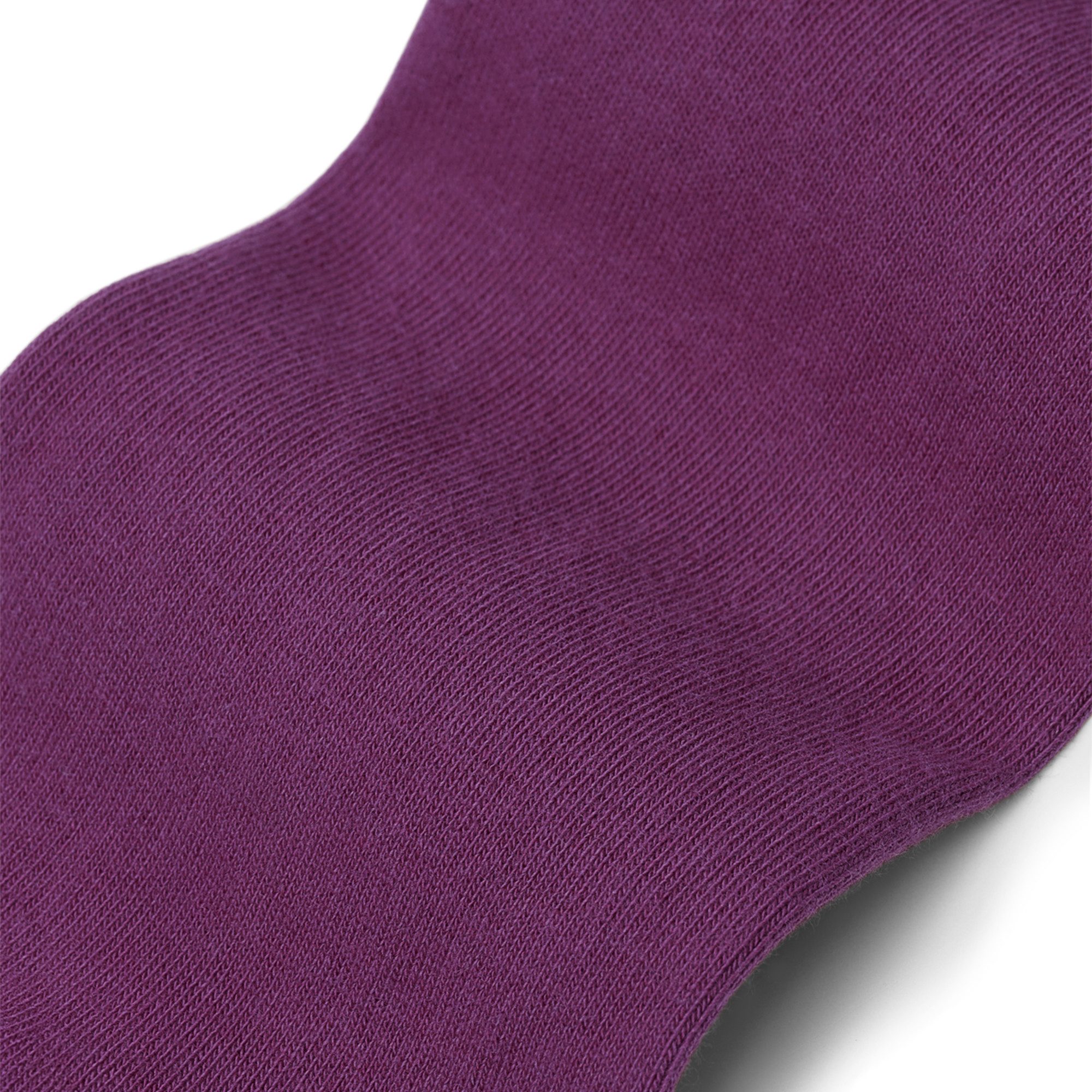 von Jungfeld Socken Colour Baumwoll-Mischung 35-46 Unisex (3-Paar, 3 Paar) Einfarbige hohe Socken aus Bio-Baumwolle