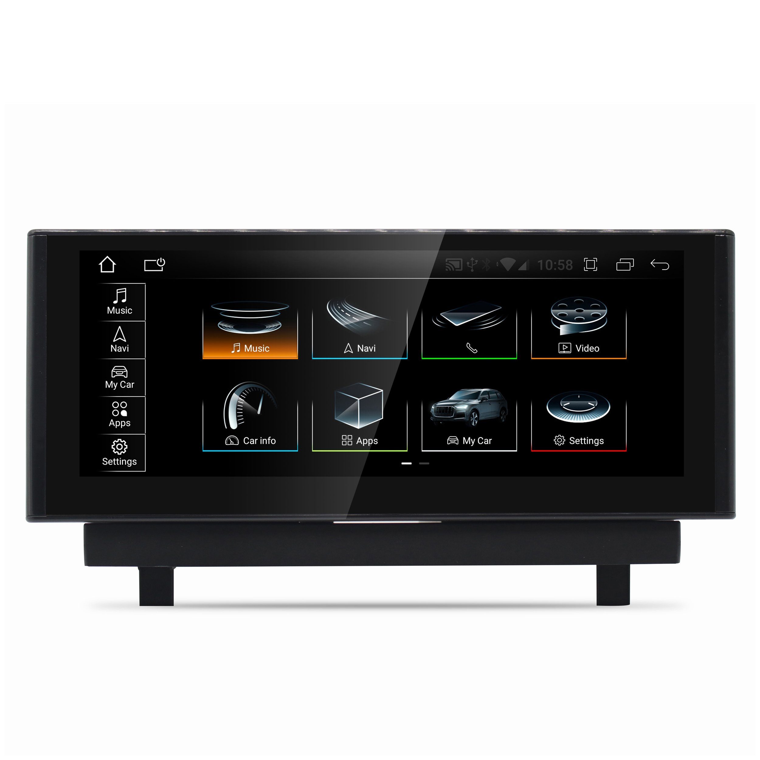 Für AUDI Q2 GA MIB 10.25" Touchscreen Android Display CarPlay Einbau-Navigationsgerät