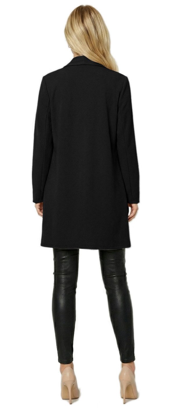 dy_mode Cardigan Damen Langcardigan offen Leichte Übergangsjacke für Frühjahr Sommer in Unifarben, Ohne Verschluss
