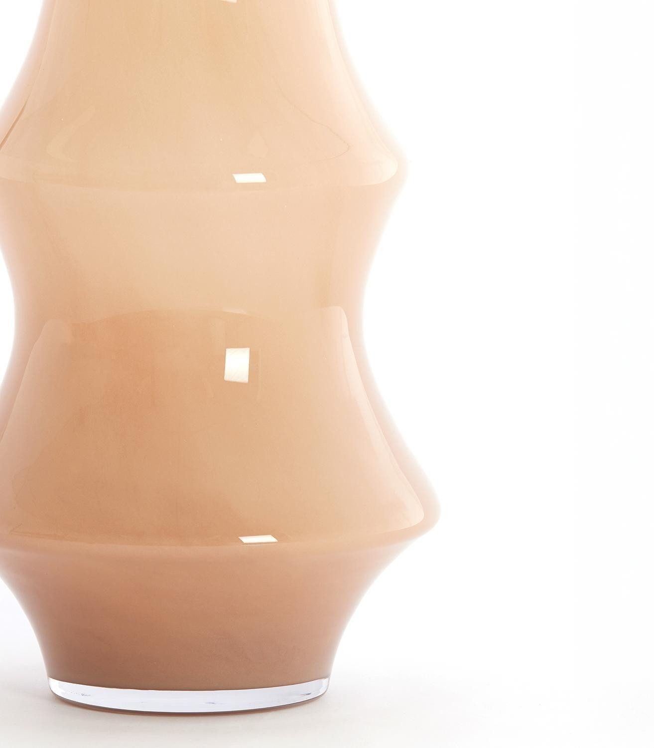 Light & Living Dekovase FIORENZA, Vase, Karamell, Glas, H 70 cm (1 St), Farbverlauf