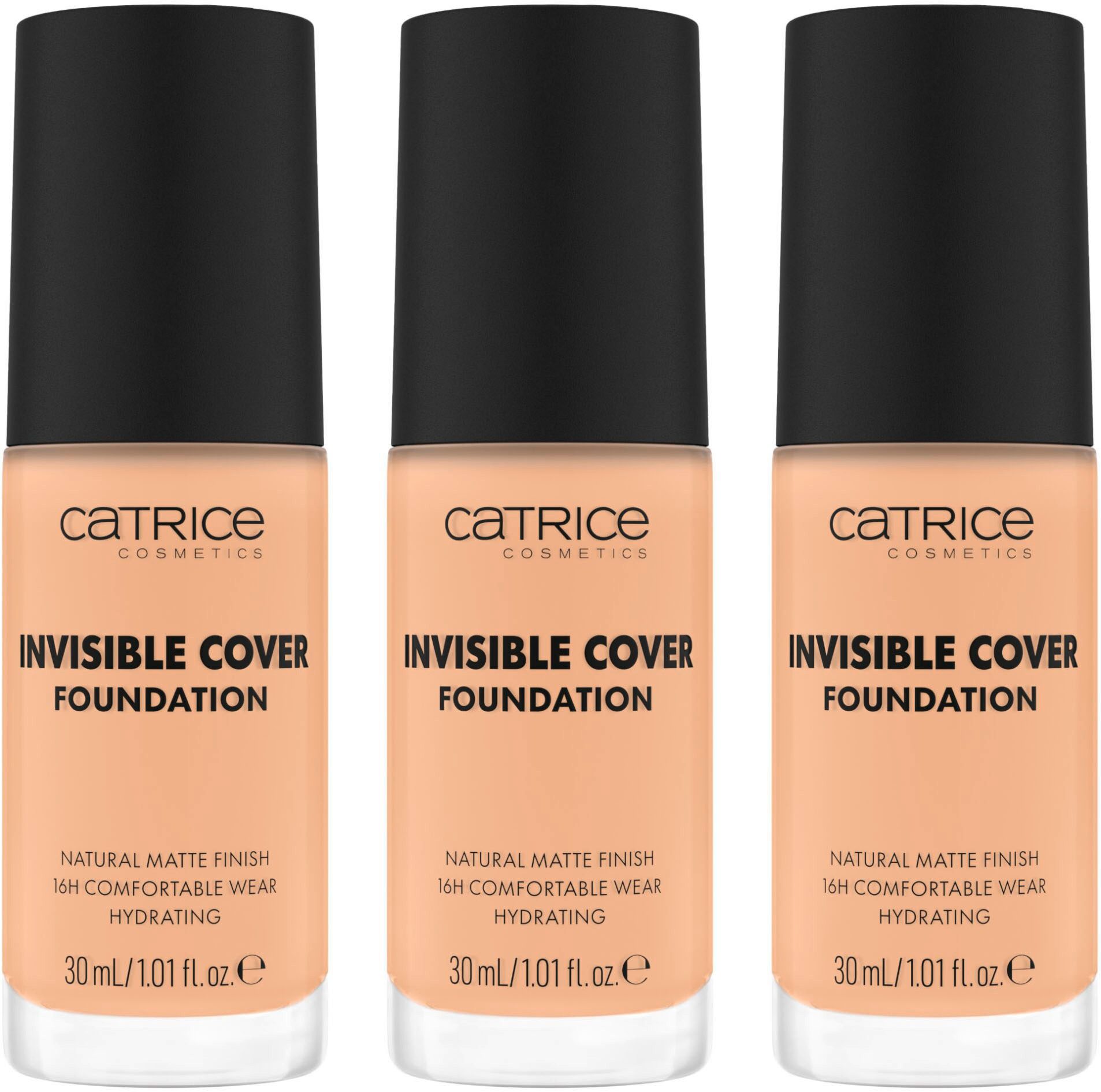 Catrice Основа Invisible Cover Основа, 3-tlg., mit langanhaltendem Finish
